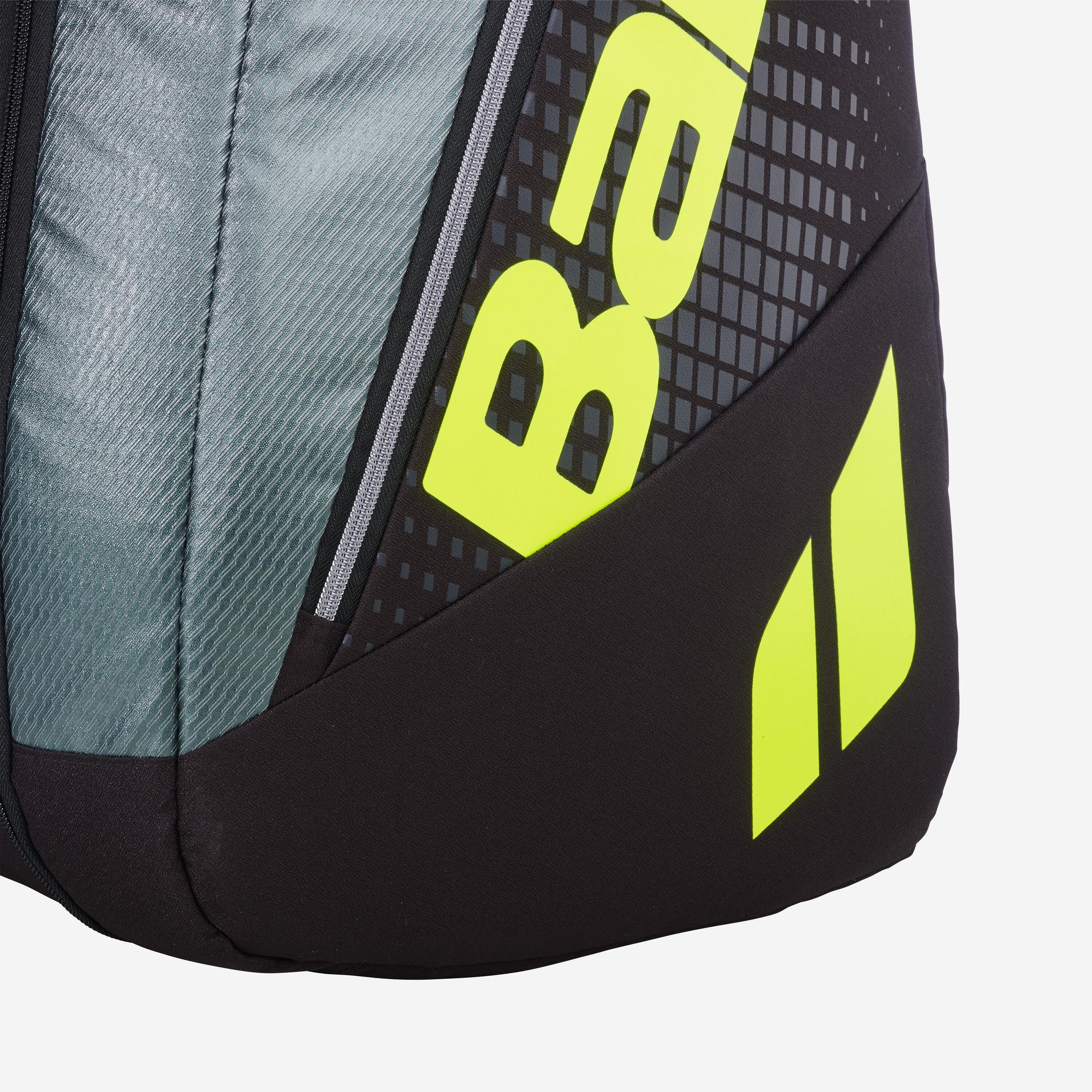 Sac de tennis 12 raquettes, Rh x12 gen 10 gris vert 4/5