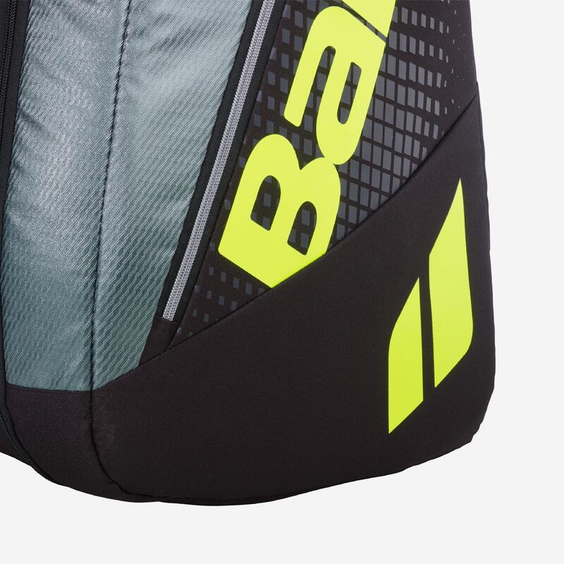 Geantă de tenis 12 rachete, Rh x12 gen 10 Gri-Verde