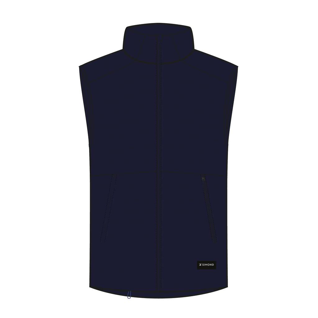 Men’s sleeveless down jacket, rated to -3°C - Xplore Down Jacket, Navy blue