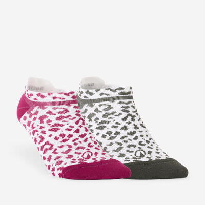 Calze fantasmini lilla-verde x2