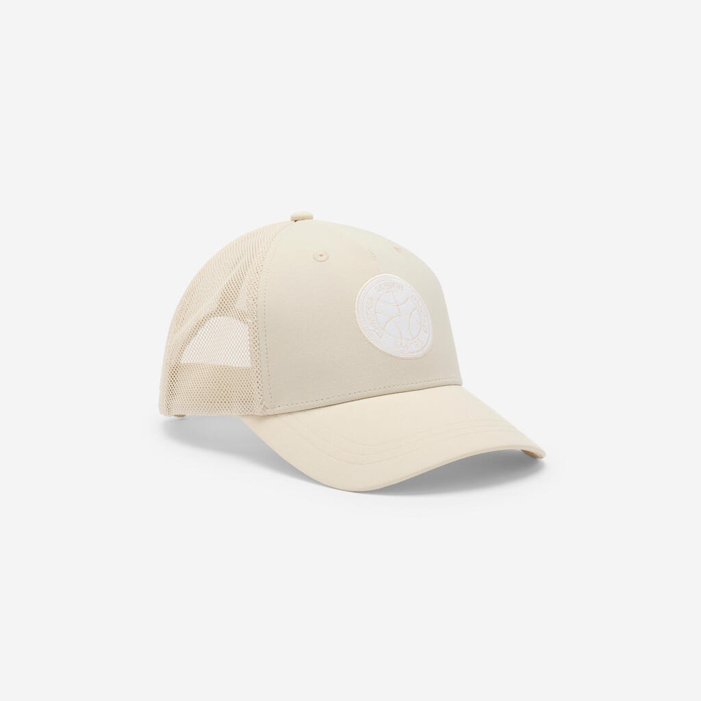 Casquette de fitness mixte, beige lin