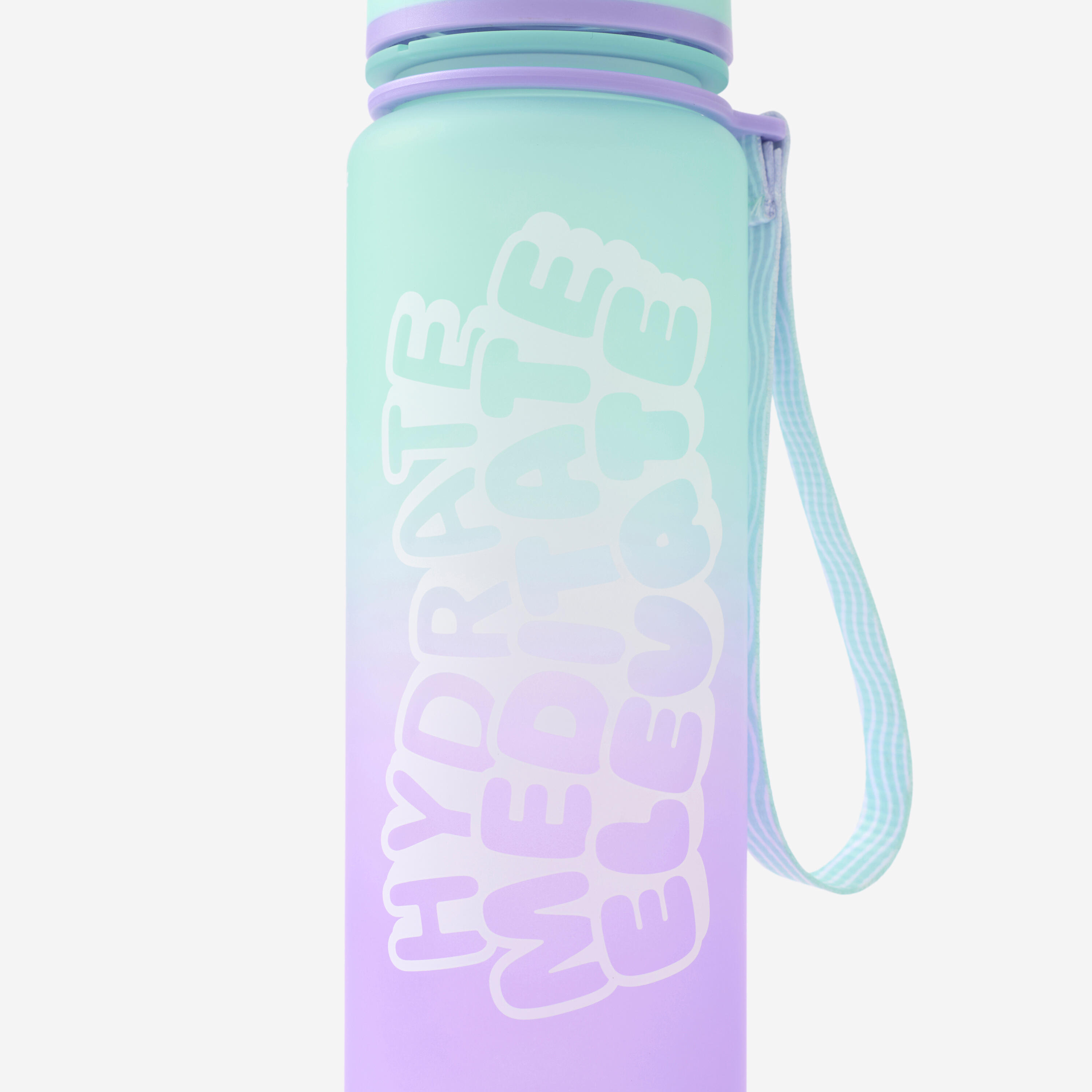 Gourde de fitness motivation 500 ML -  vert et violet 8/8