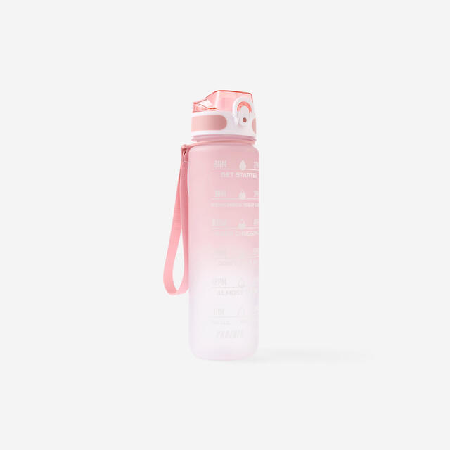 Trinkflasche Motivation 1 l - pink