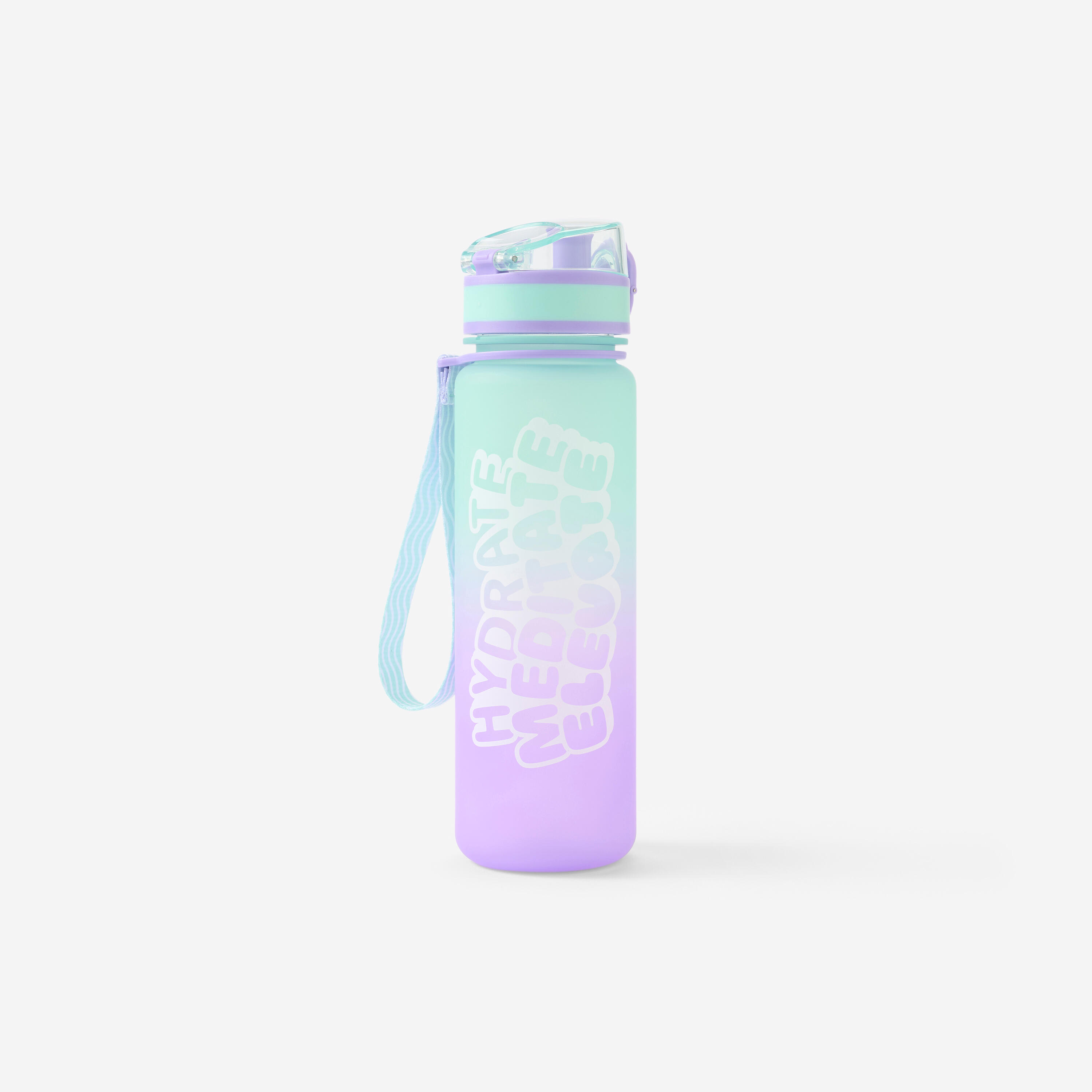 Gourde de fitness motivation 500 ML -  vert et violet 3/8