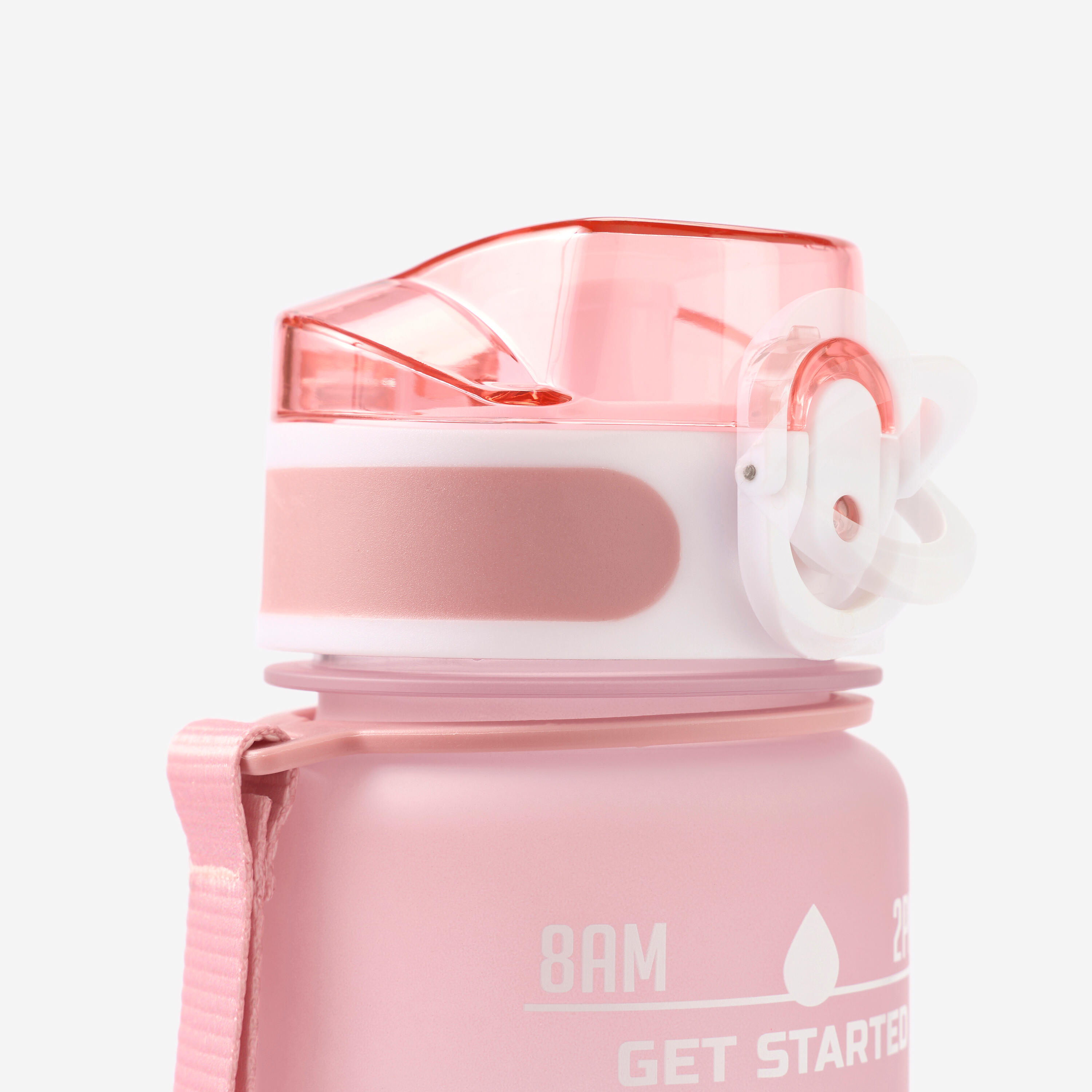 1-Liter-Motivations-Fitness-Trinkflasche Rosa 4/6
