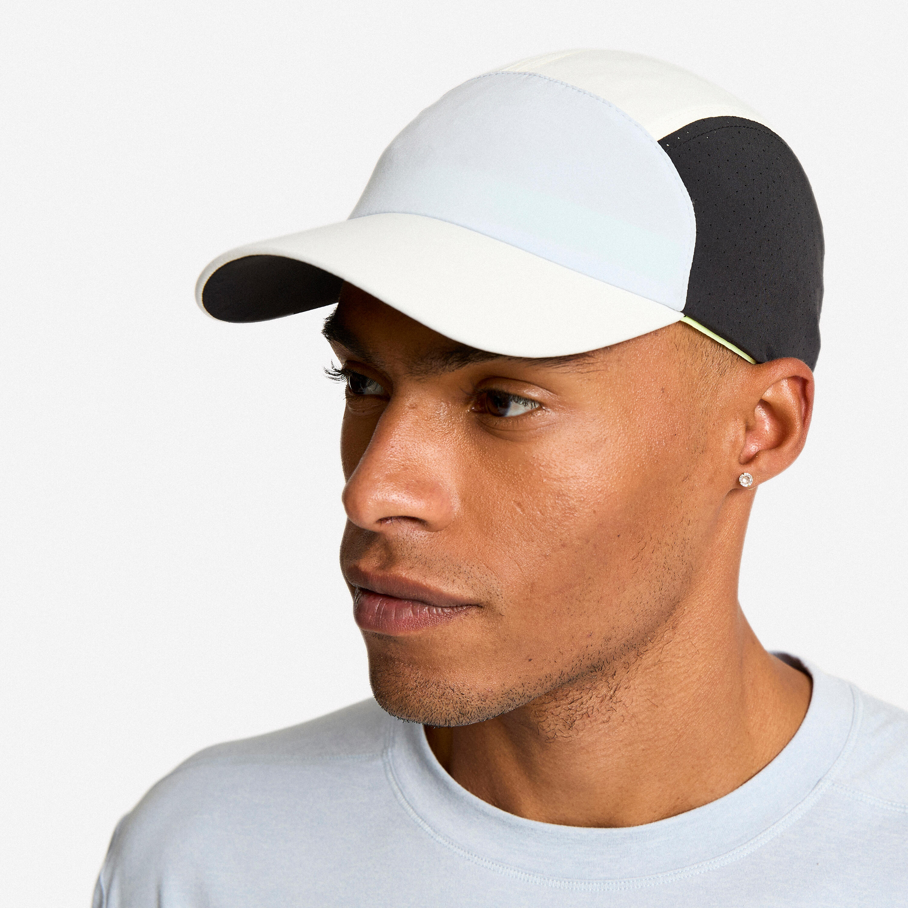 Casquette mixte fitness cardio, blanc et bleu 2/6