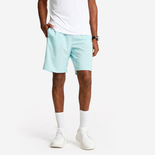 Men's Breathable Fitness Shorts with Zipped Pockets - Arctic Blue