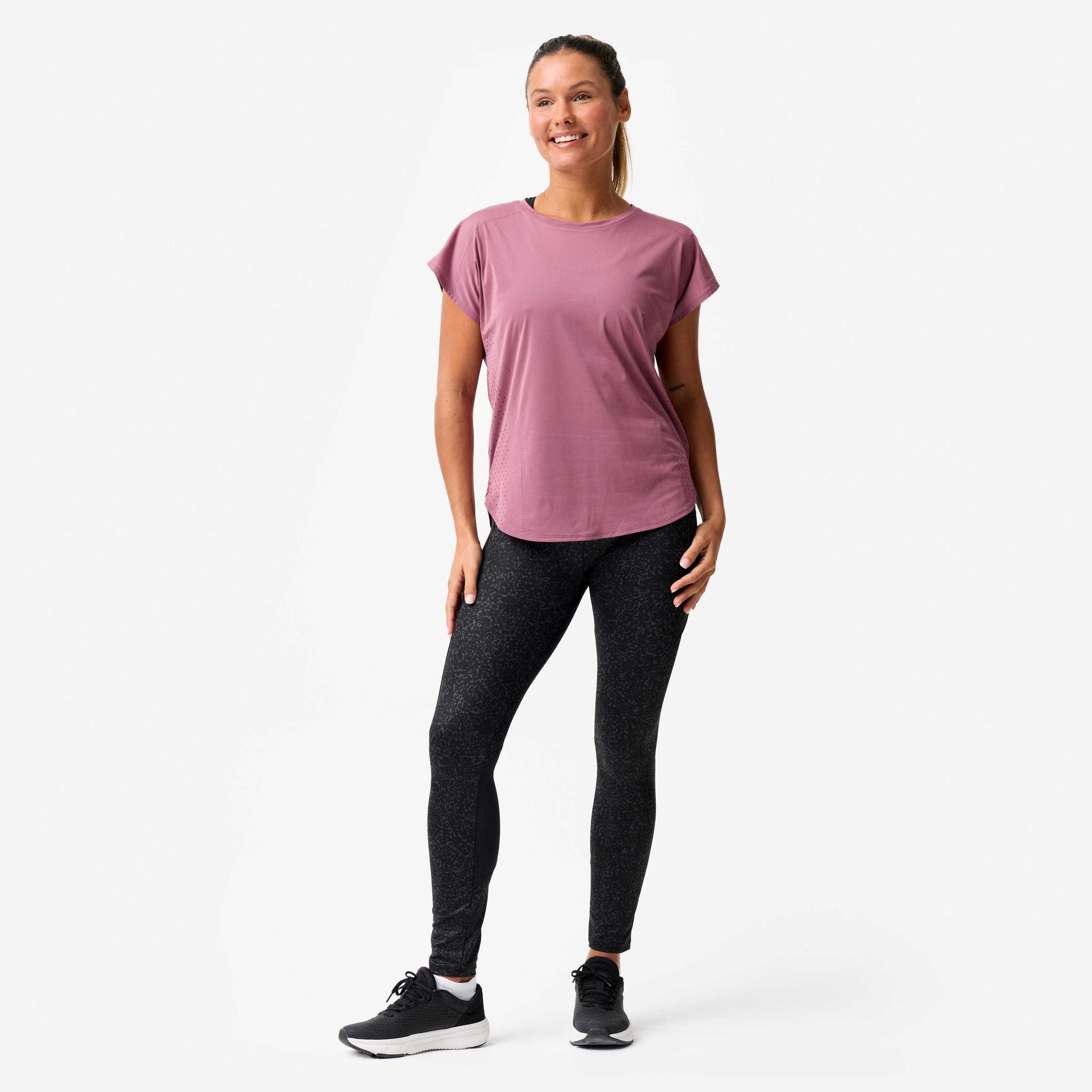 Legging de sport à taille haute avec poche pour téléphone femme 2/7