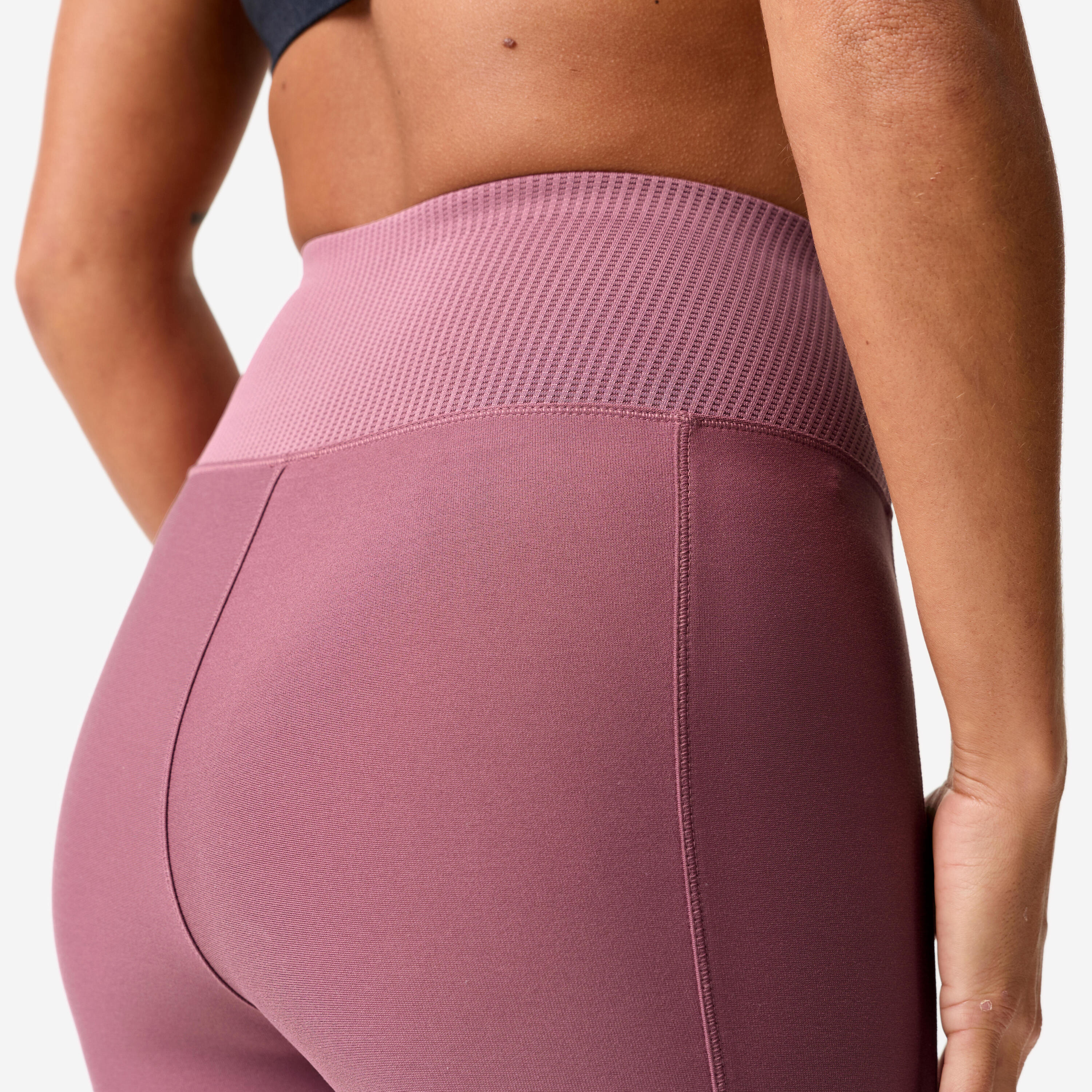Women's High-Waisted Fitness Leggings with Phone Pocket 6/8