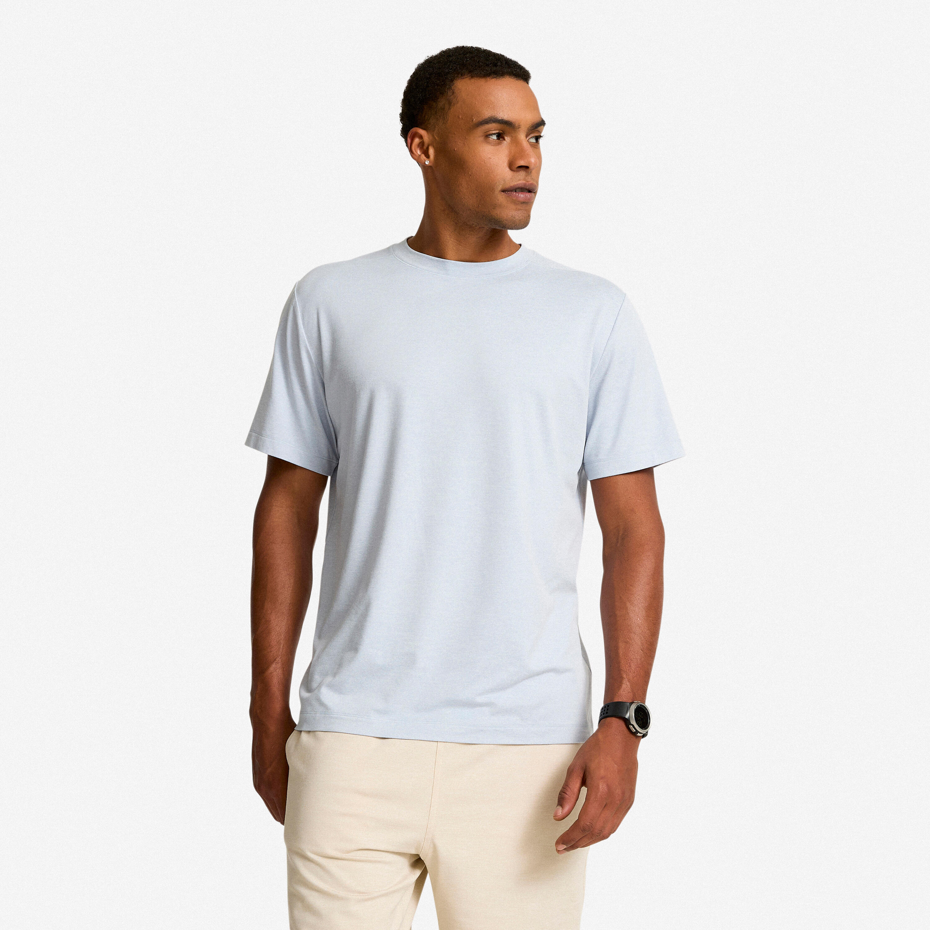 domyos Men training T-shirt, foggy blue-picture-16