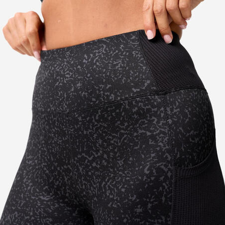 Легінси жіночі для фітнесу темно-сірі