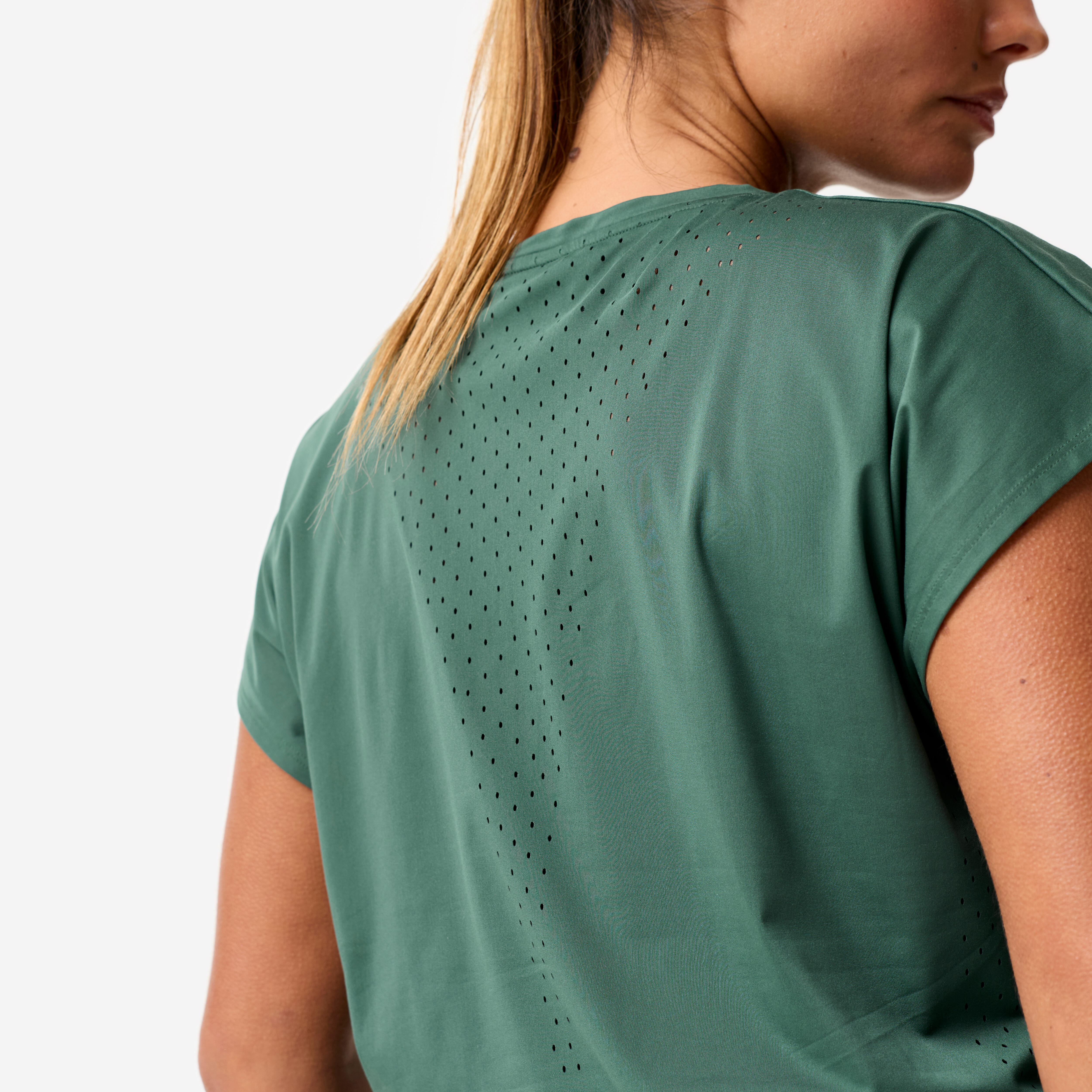 Women's Loose-Fit Breathable Fitness T-Shirt - DOMYOS