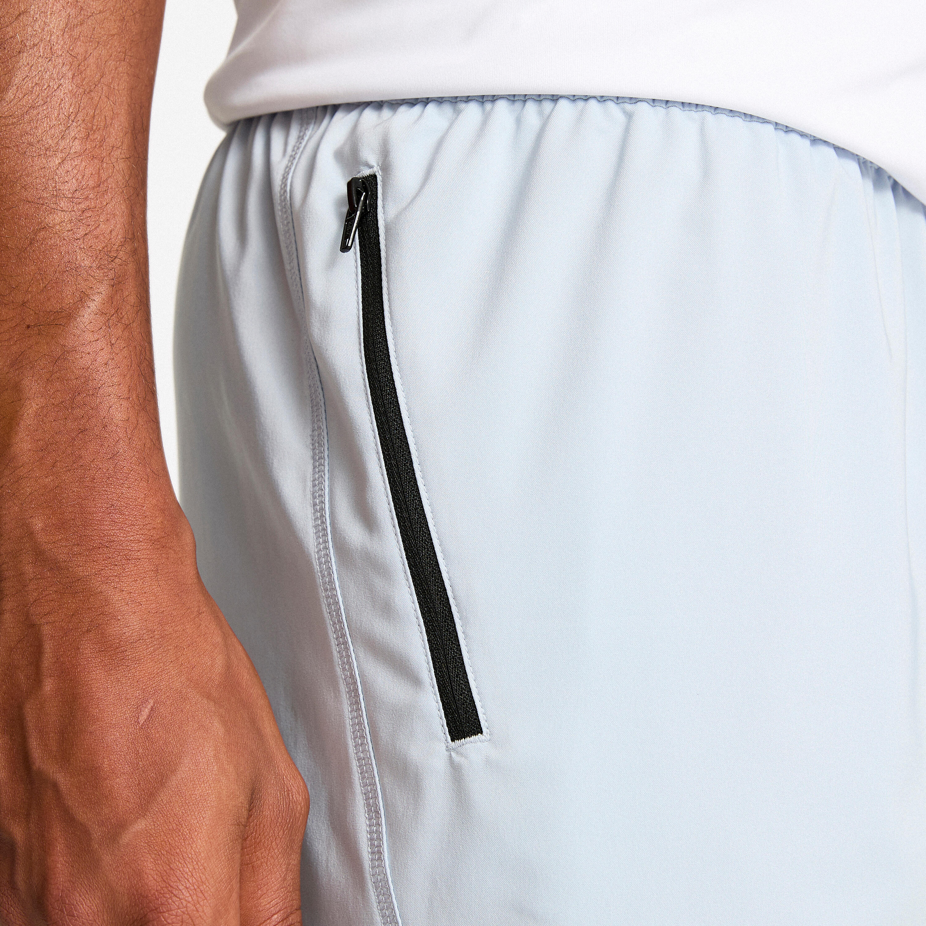 Pánské fitness kraťasy prodyšné s kapsami na zip 4/8