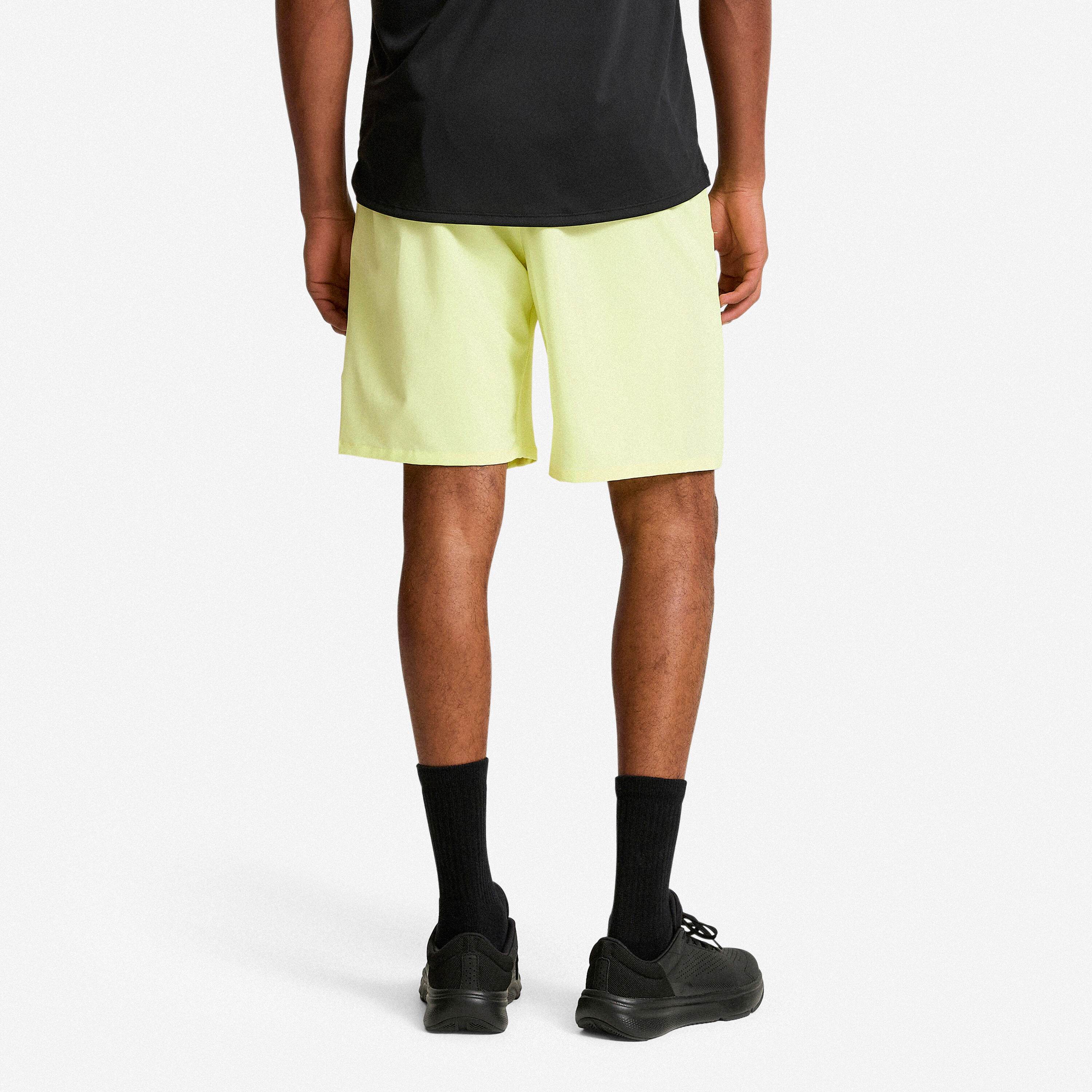 Short de sport respirant avec poches zippées homme - DOMYOS