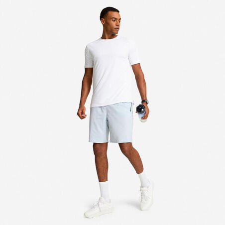 Шорти чоловічі для фітнесу світло-блакитні