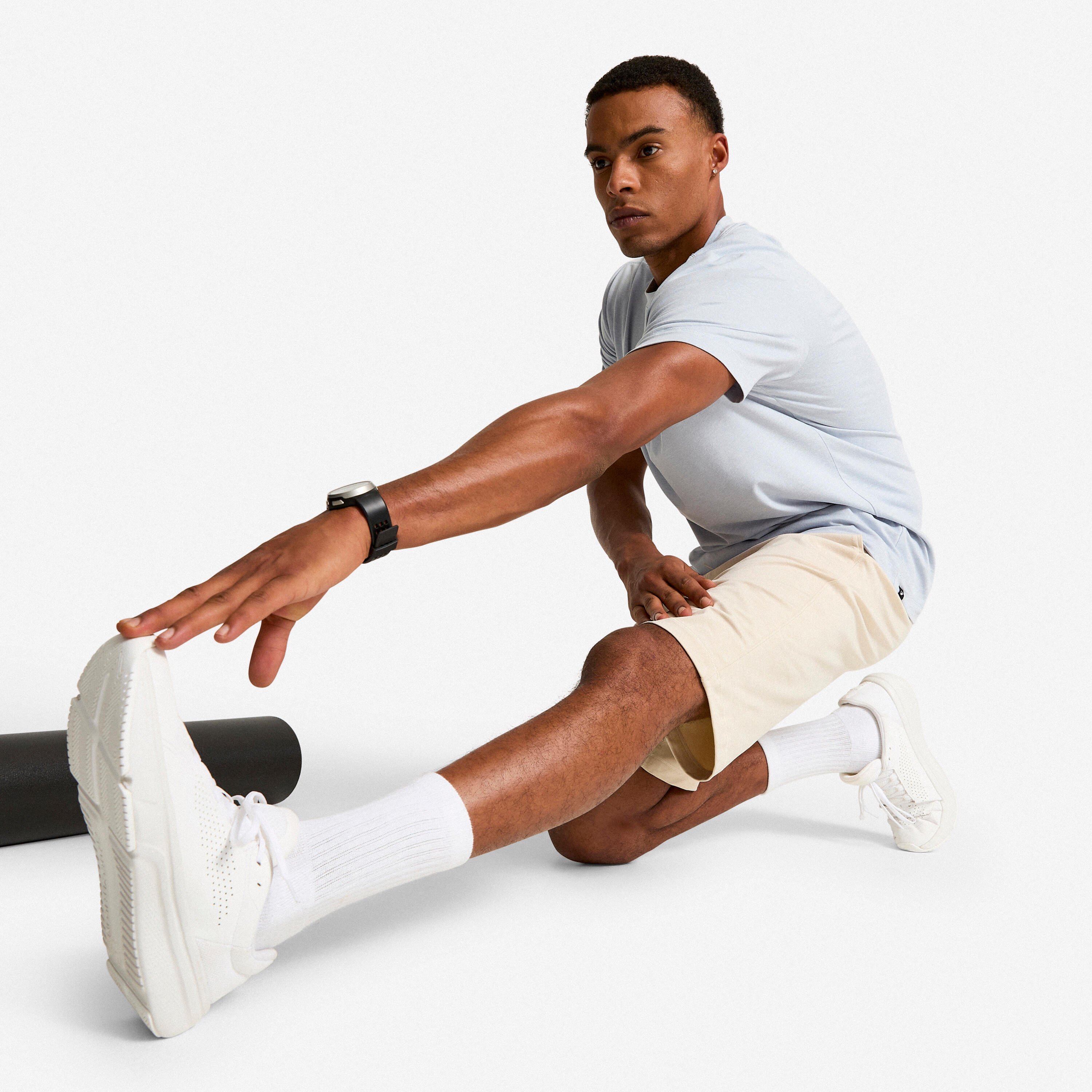 Short de entrenamiento beige para hombre 8/8