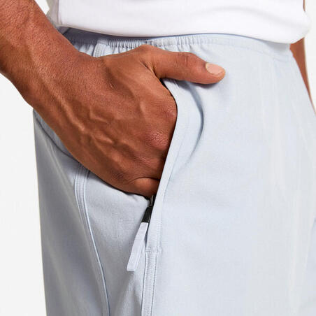 Шорти чоловічі для фітнесу з кишенями на блискавці сині