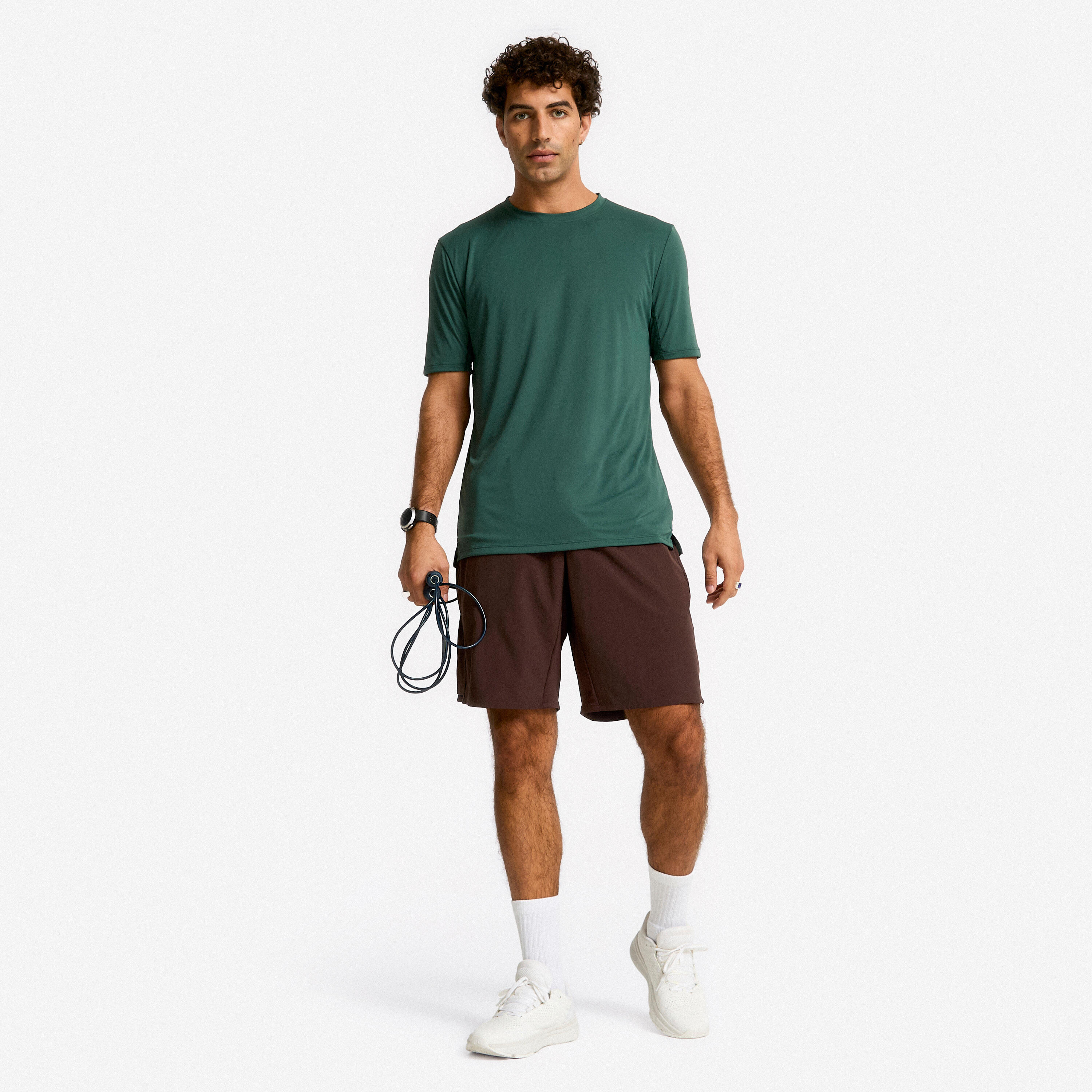 T-shirt d’entraînement respirant à col rond homme 2/4
