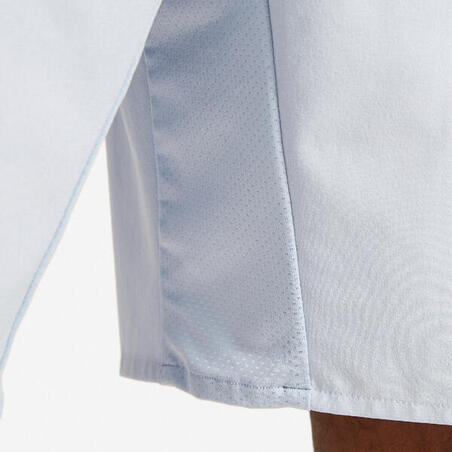 Шорти чоловічі для фітнесу з кишенями на блискавці сині