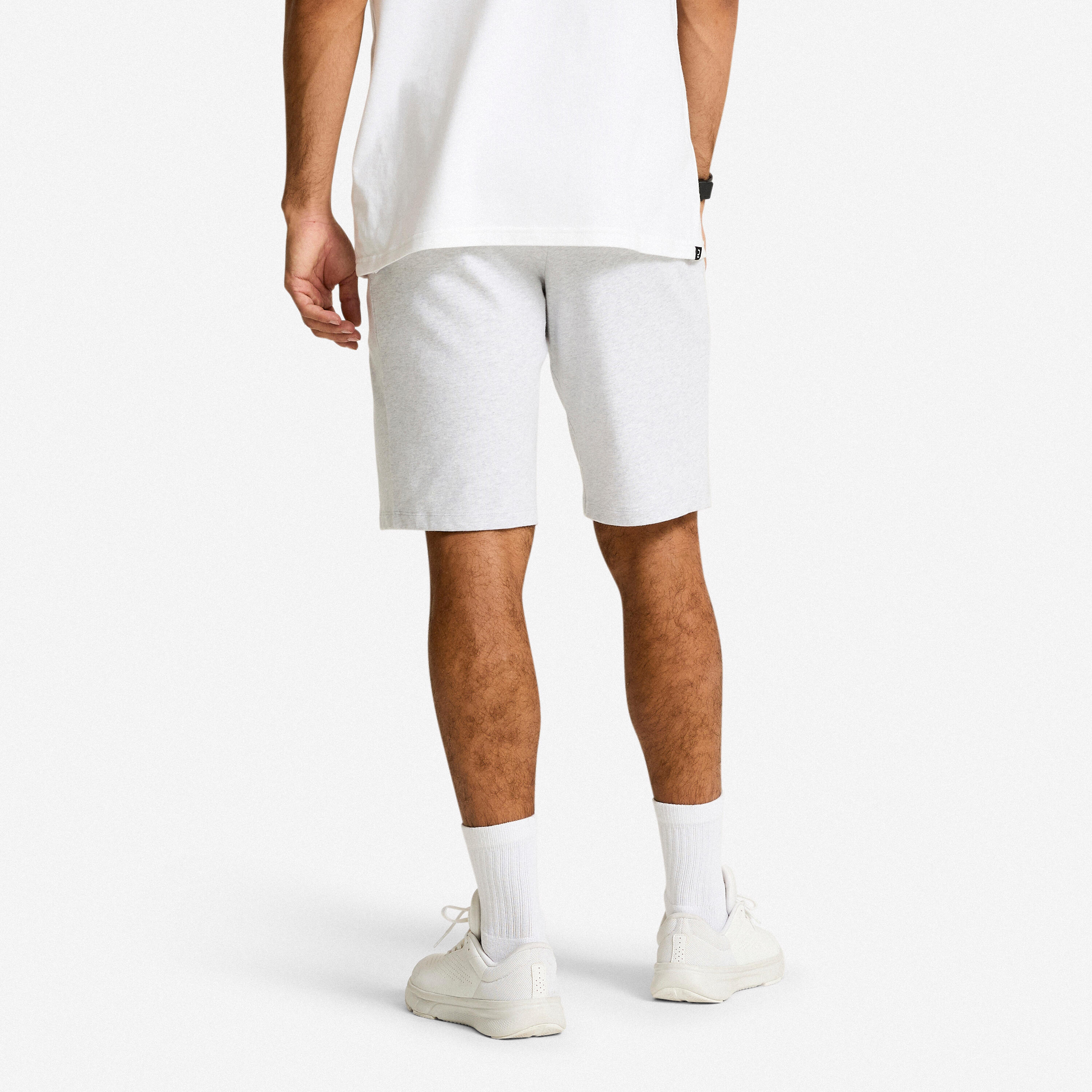 Calções de Desporto Zip Homem Cinza 3/6
