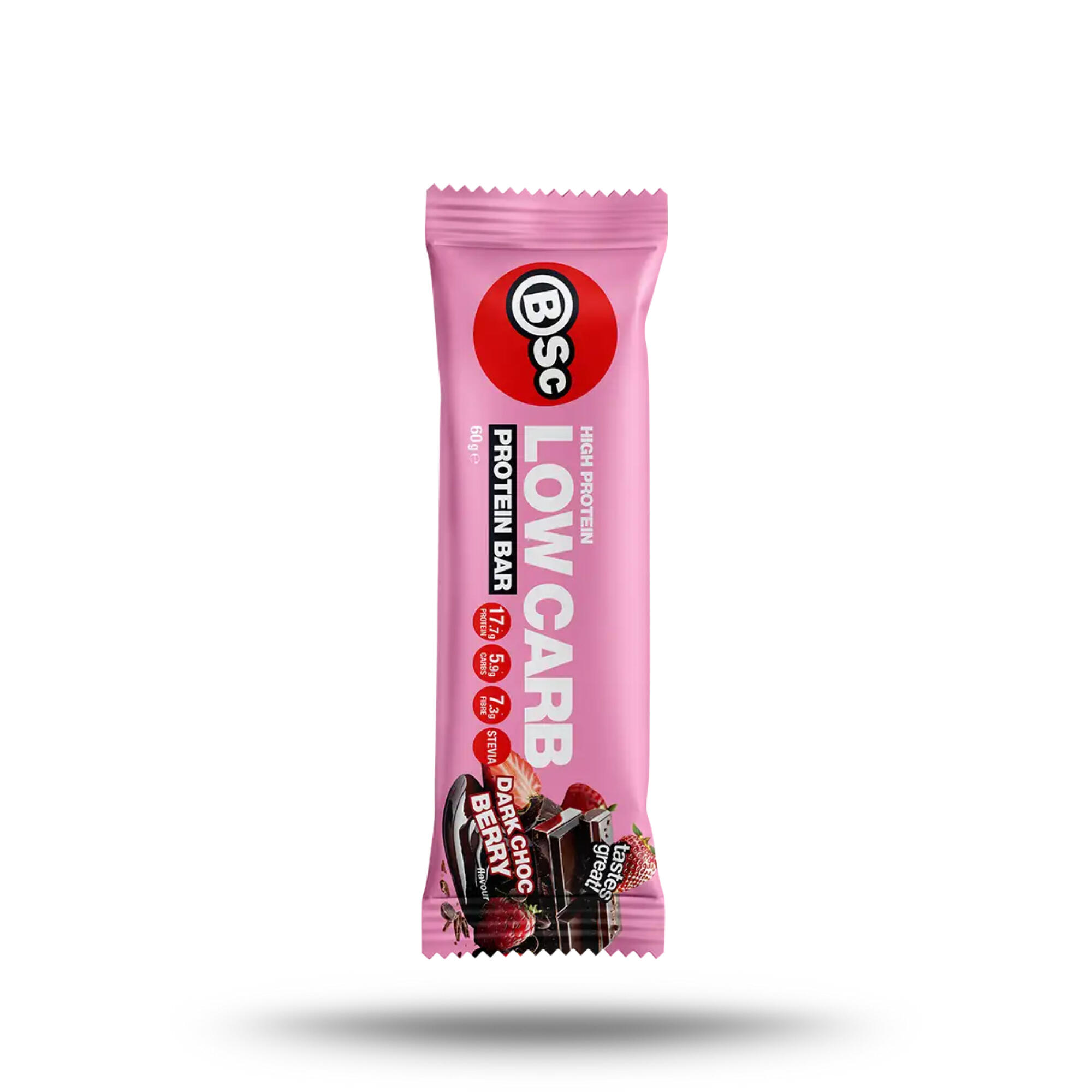 High Protein Low Carb Bar 60g Dark Choc Berry