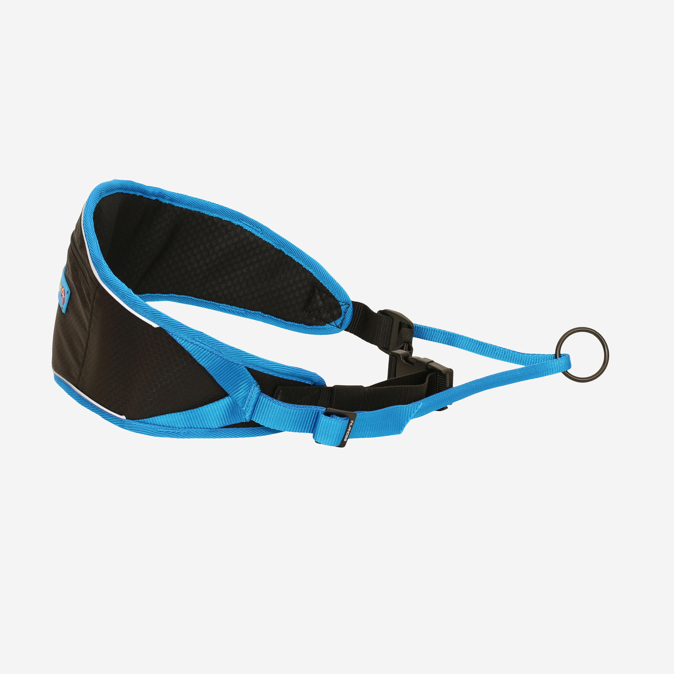 Baudrier de canicross, canirando Aircross bleu et noir 3/5