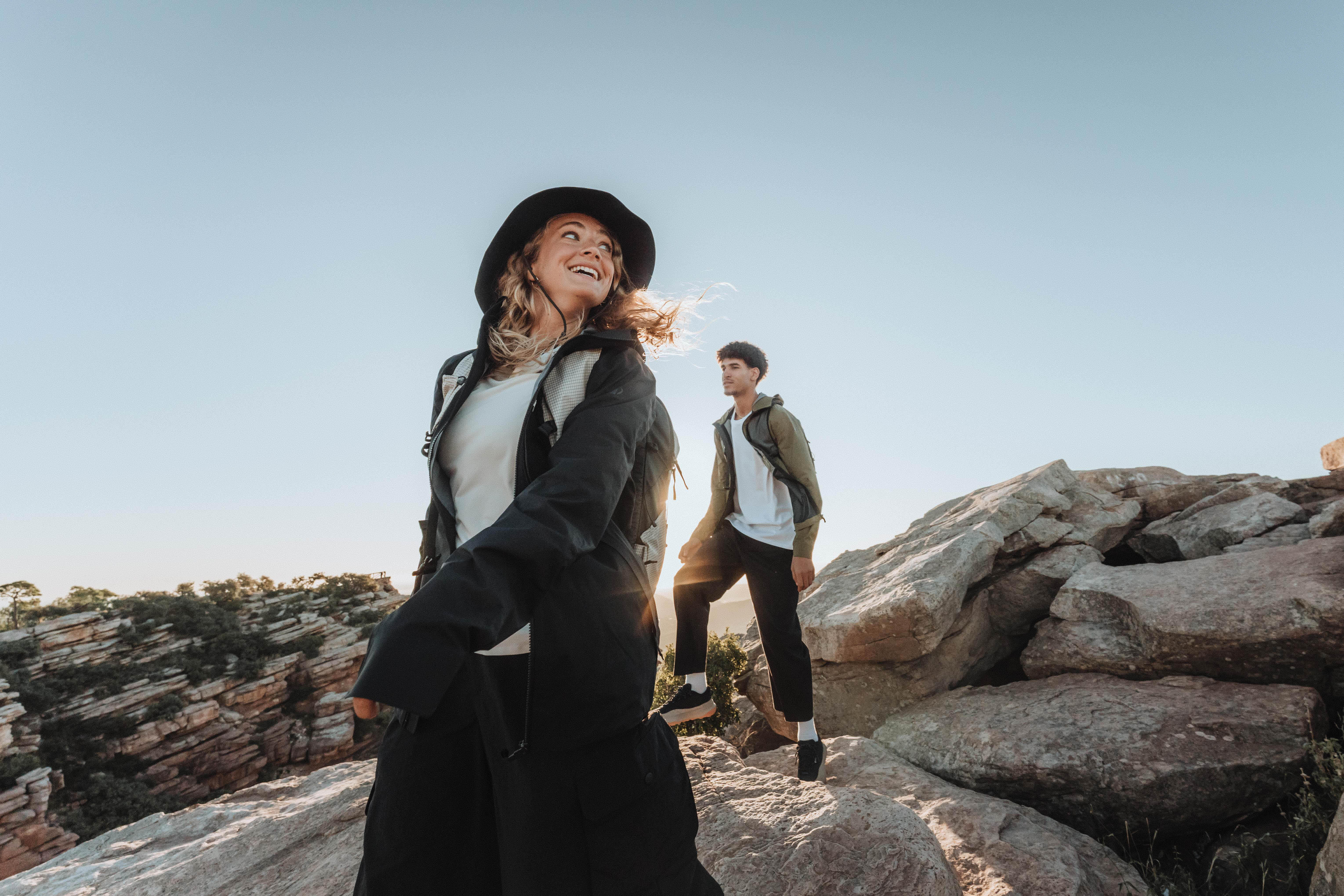 Men’s Waterproof Hiking Jacket, MH 500 Light - QUECHUA