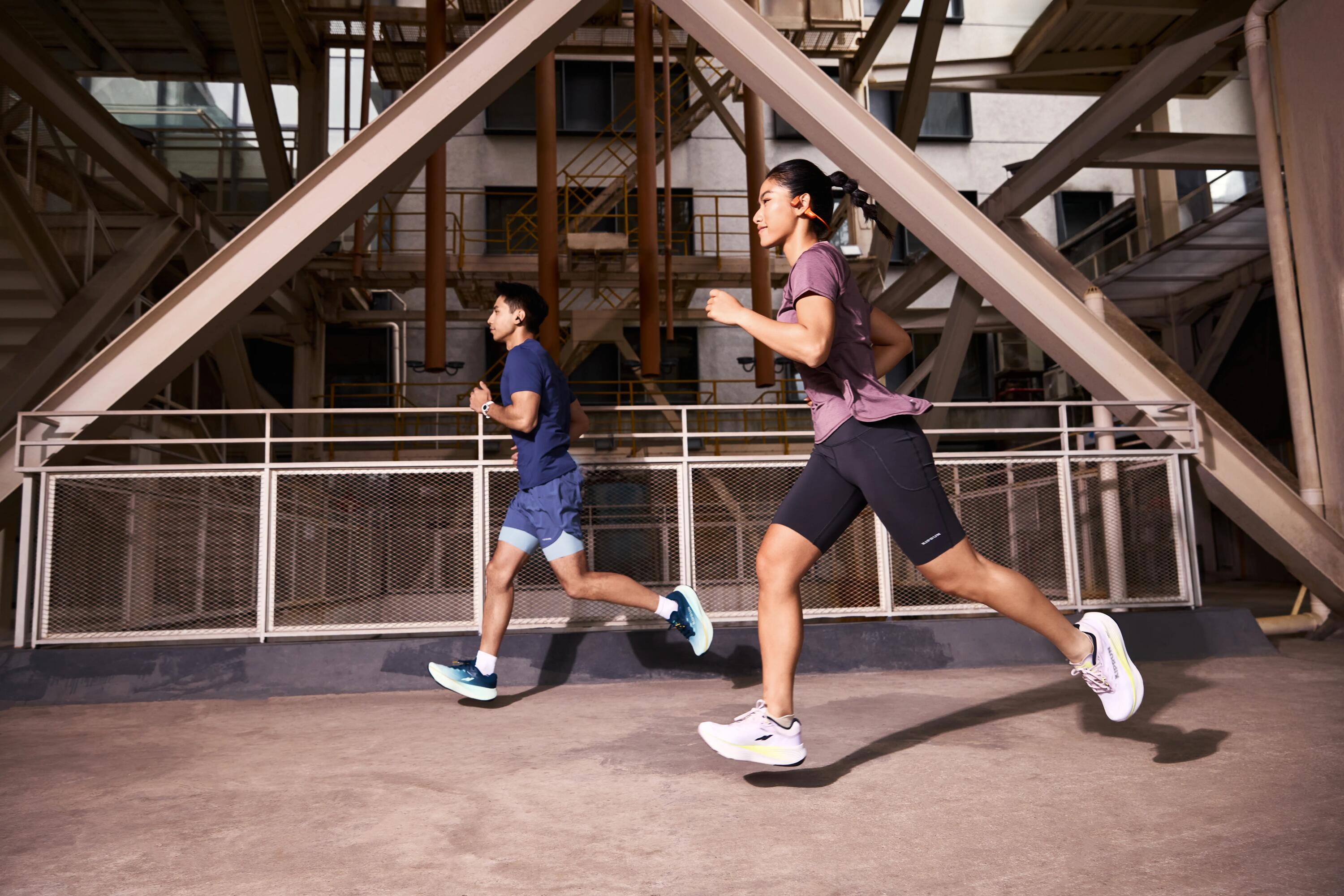 Erkek 2'si 1 Arada Koşu Şortu - Mavi - KIPRUN Run 500 Confort 18/18