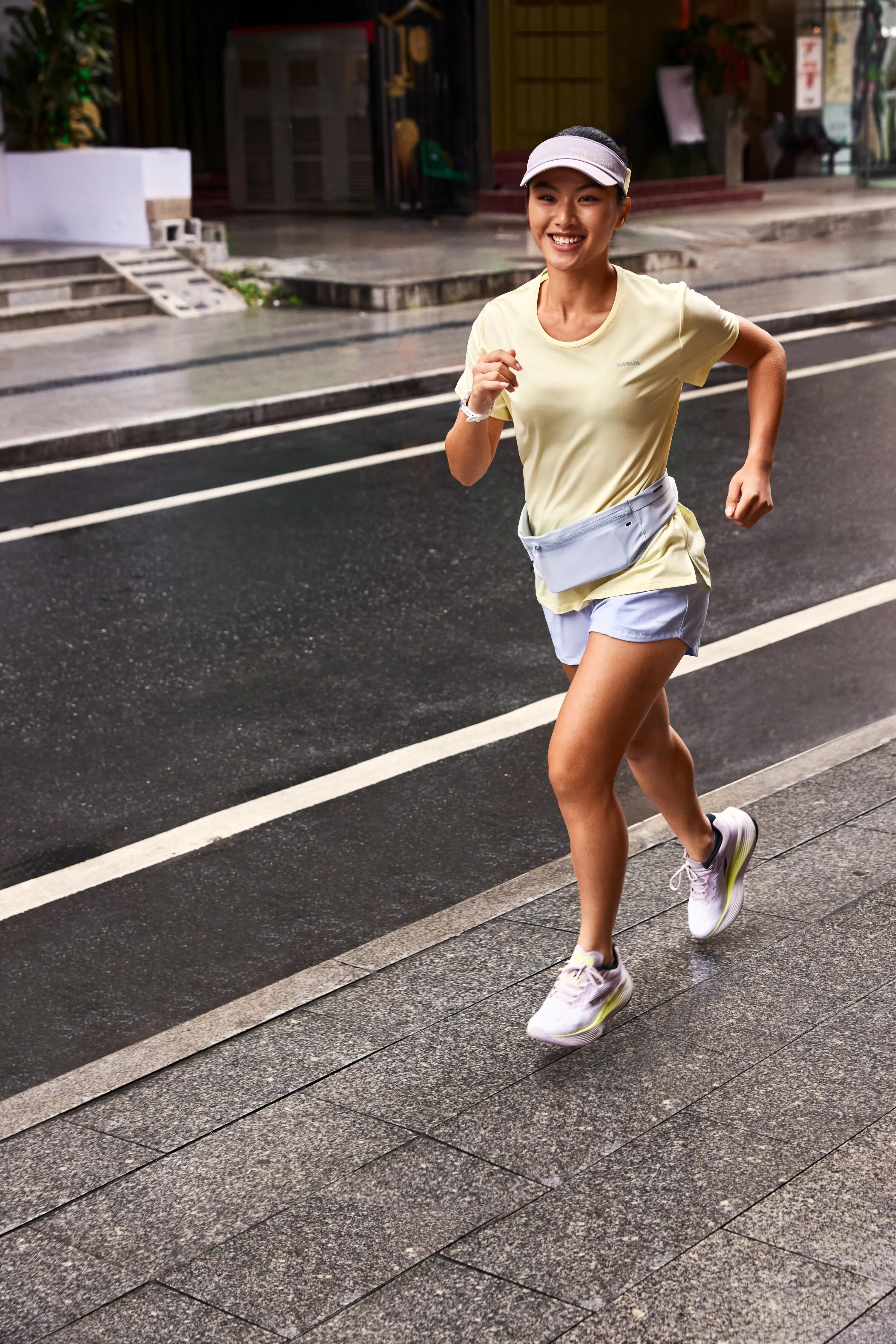 KIPRUN Run 500 Dry Women's Breathable Running T-shirt - Yellow -  3
