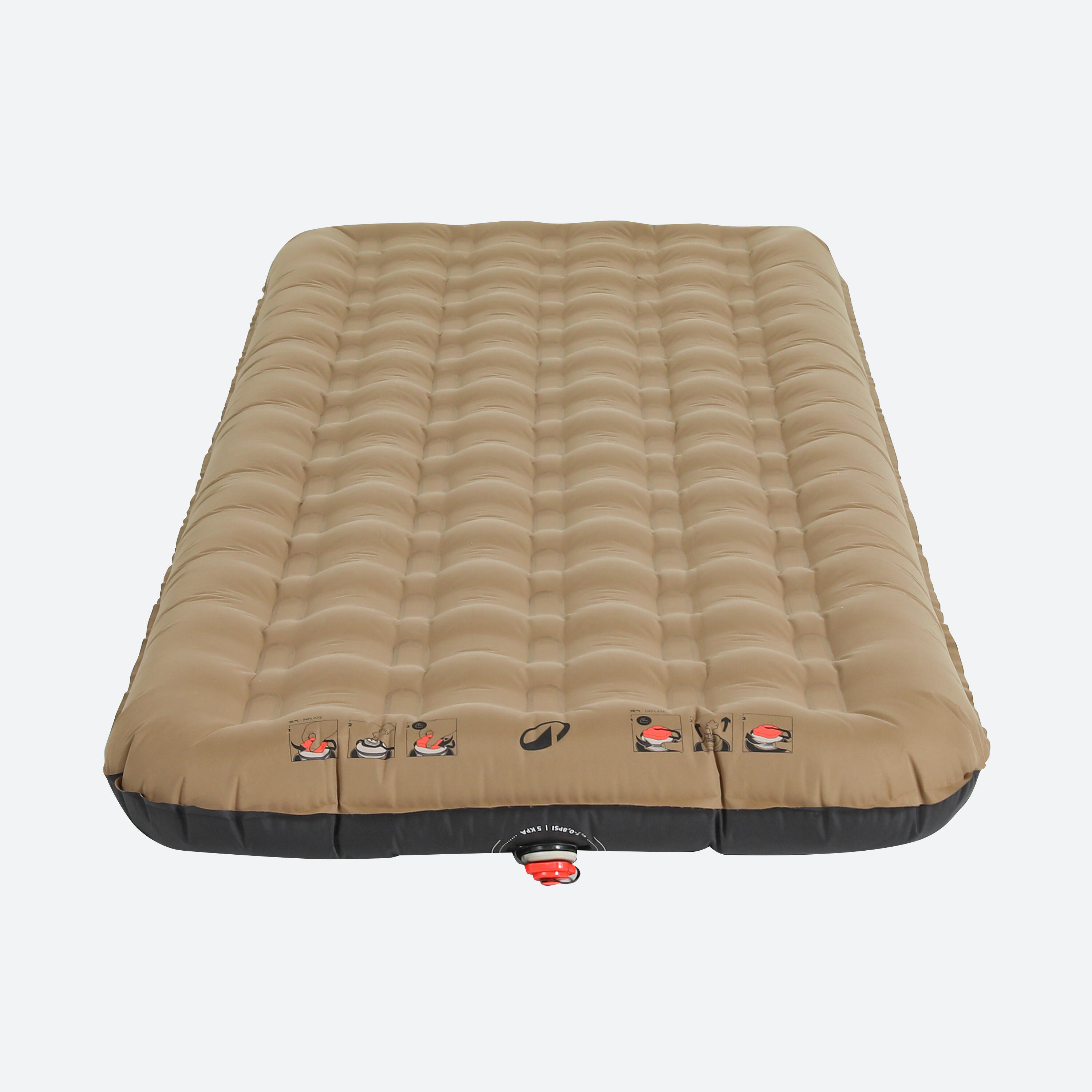 QUECHUA (ケシュア) キャンプ エアマットレス | 200×70cm/PVCフリー