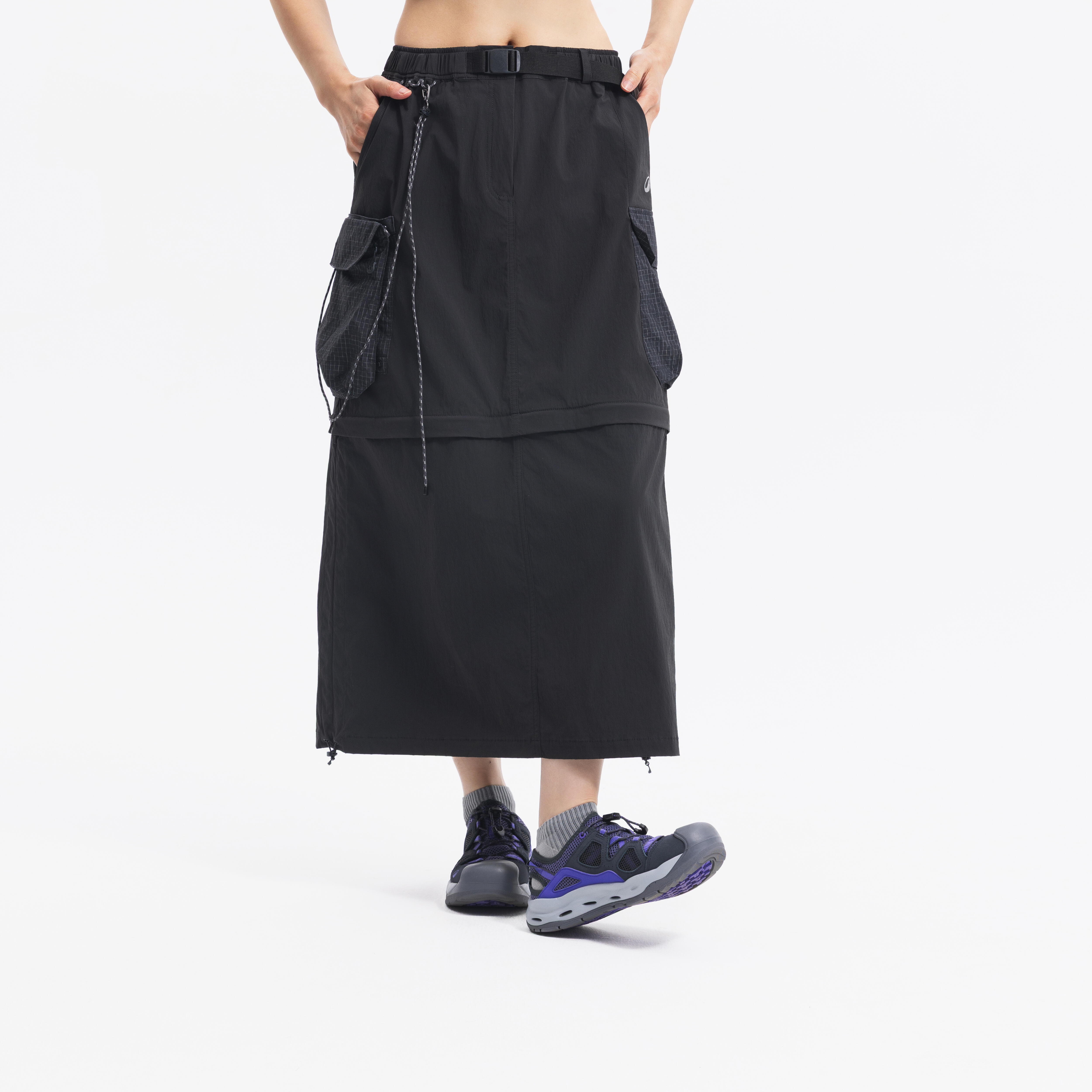 SKIRT NH900 ZIP OFF W carbon grey