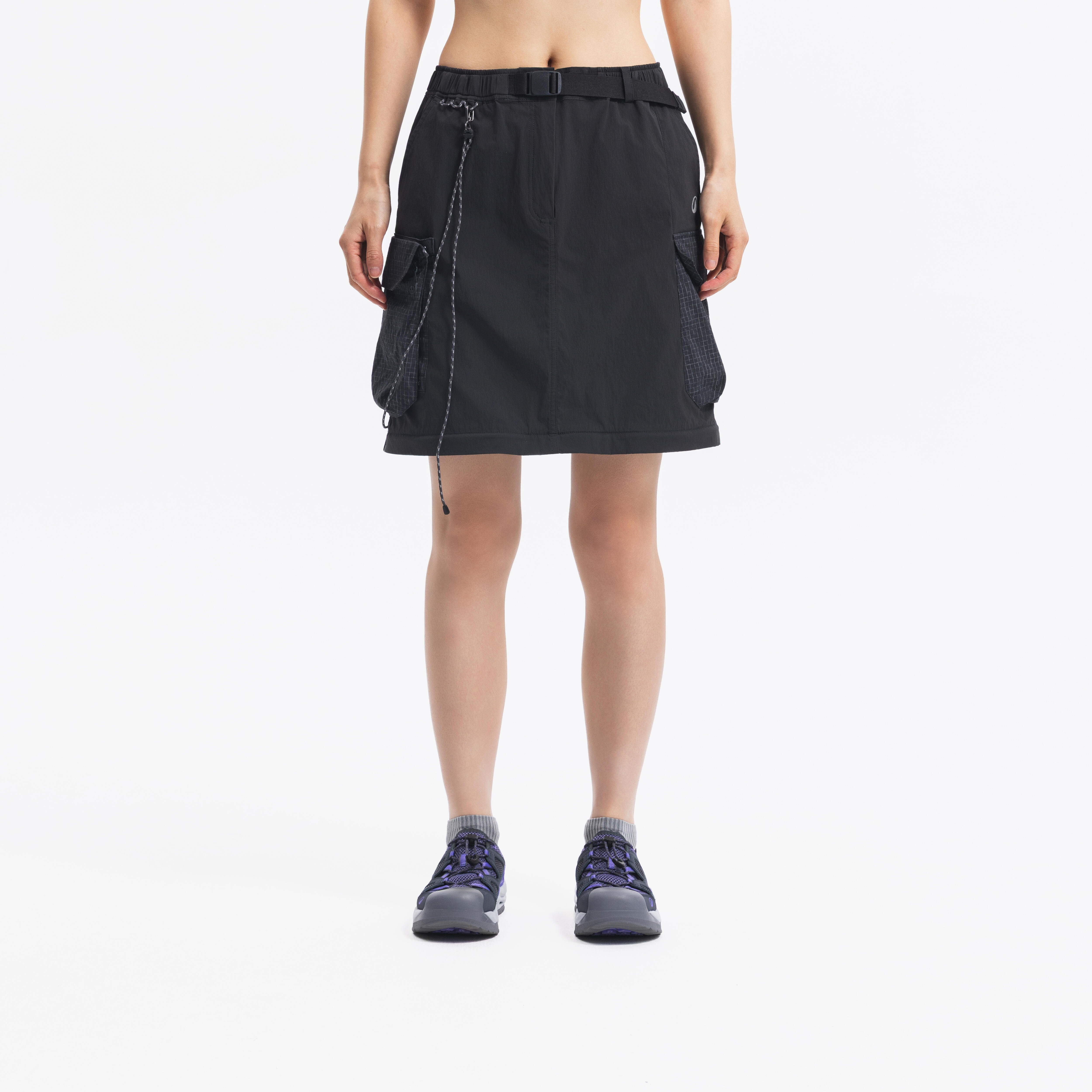 Women's Hiking Skirt Zip Off NH900 - Carbon Grey
