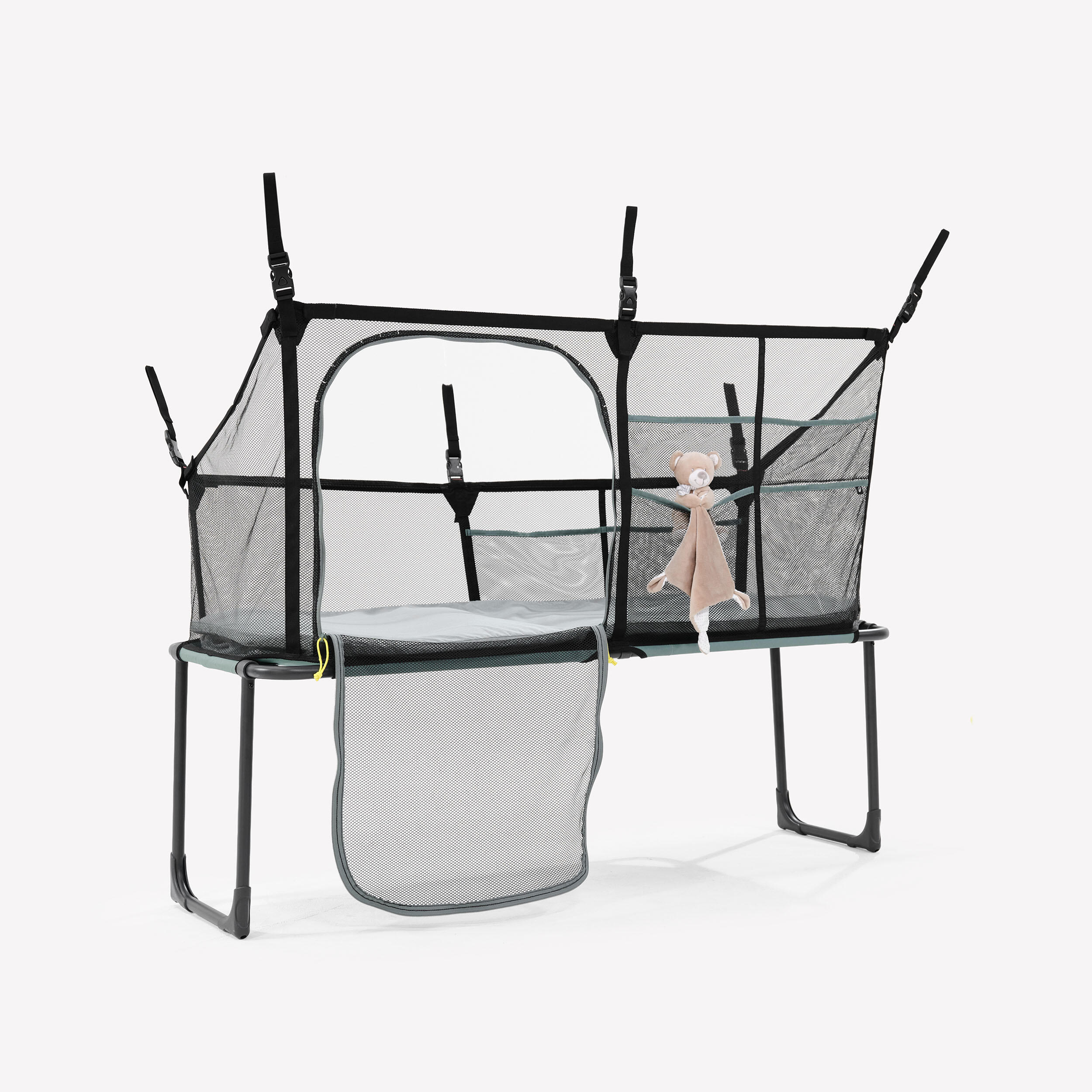 Cama supletoria para niños, para tienda de techo MH500 2 personas  3/9