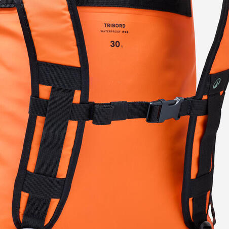 Рюкзак для серфінгу 500 водонепроникний IPX6 30 л помаранчевий