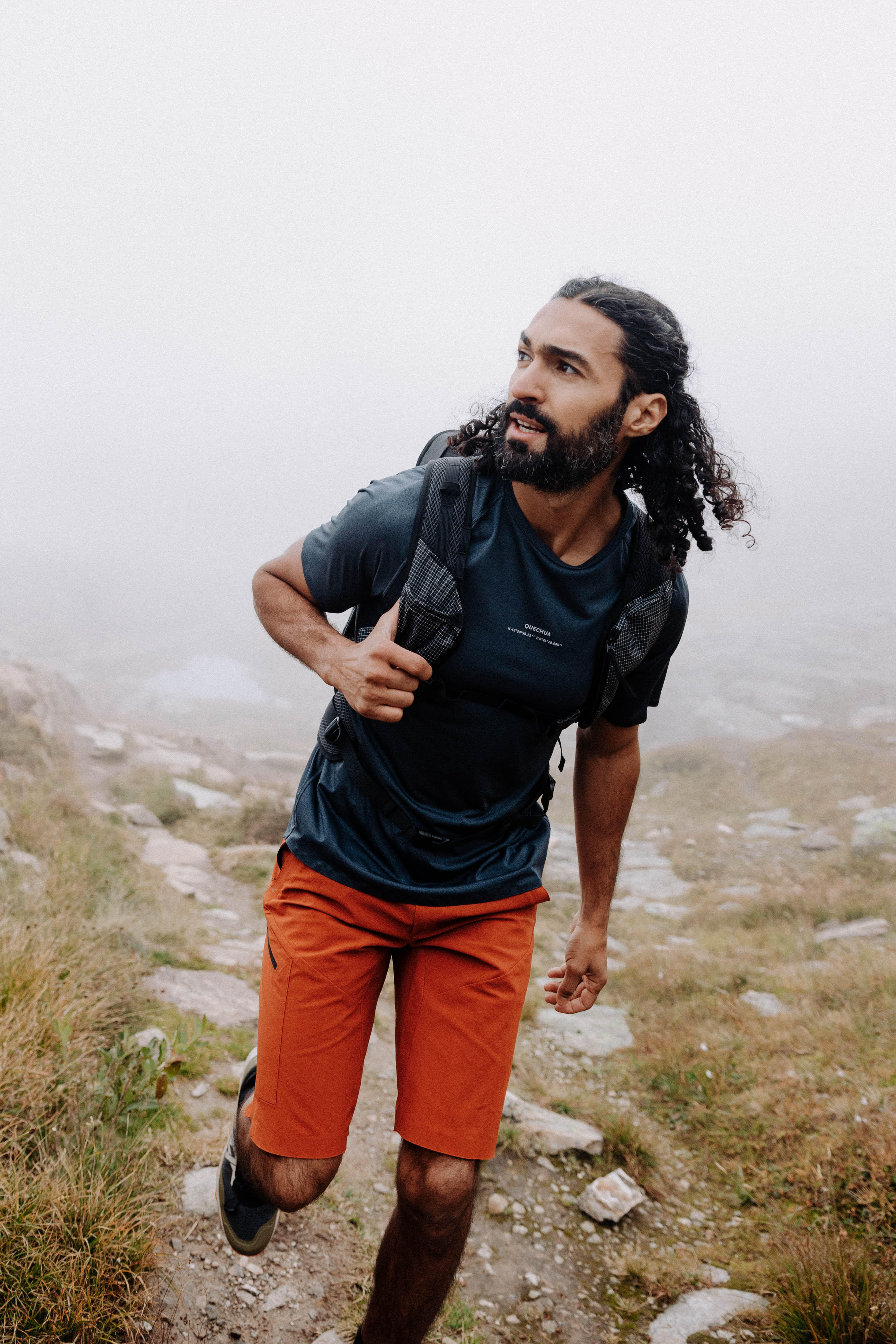 T-shirt de randonnée homme, MH 500 - QUECHUA