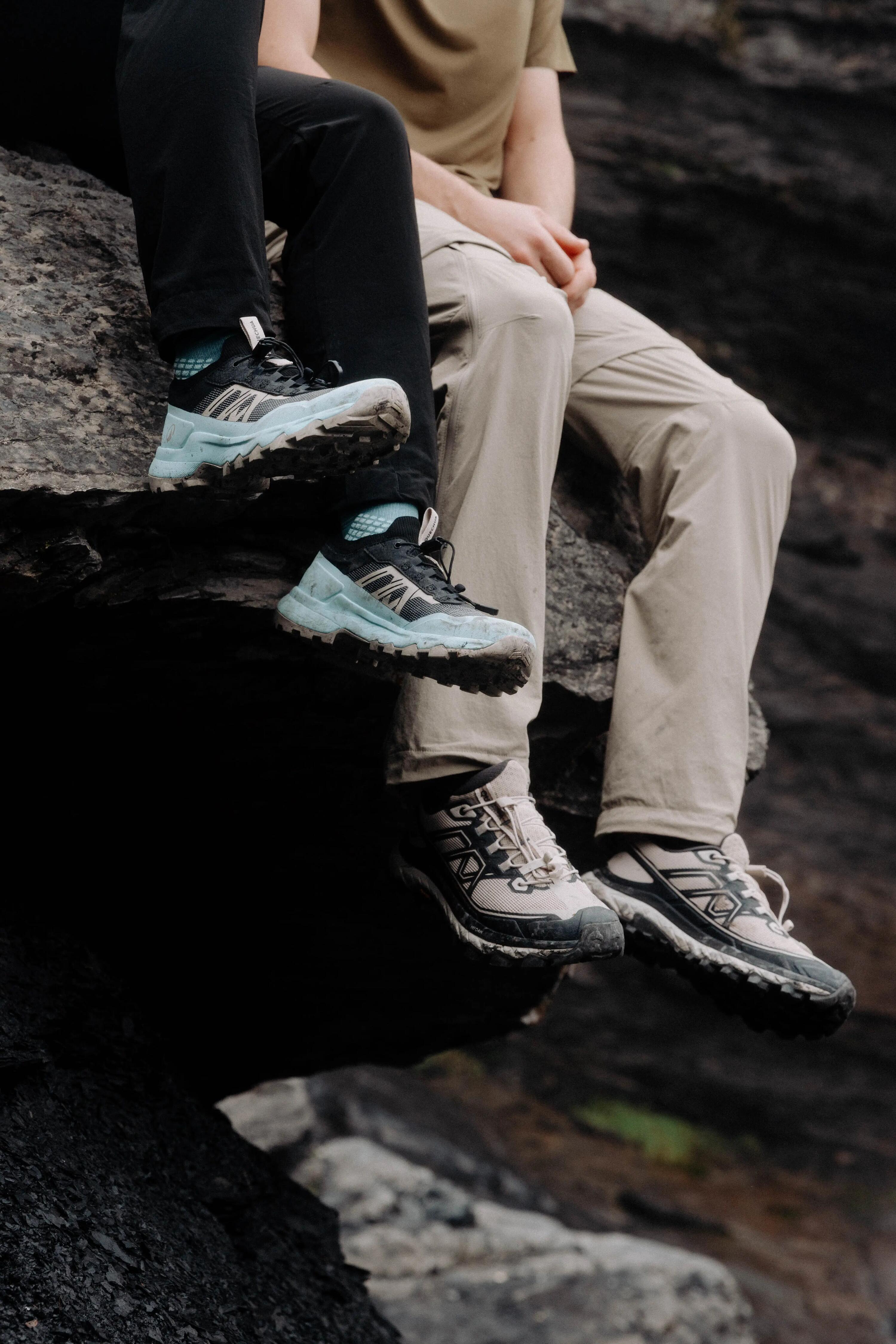 Women’s low-rise hiking boots, MH500 Faster - Blue 9/9
