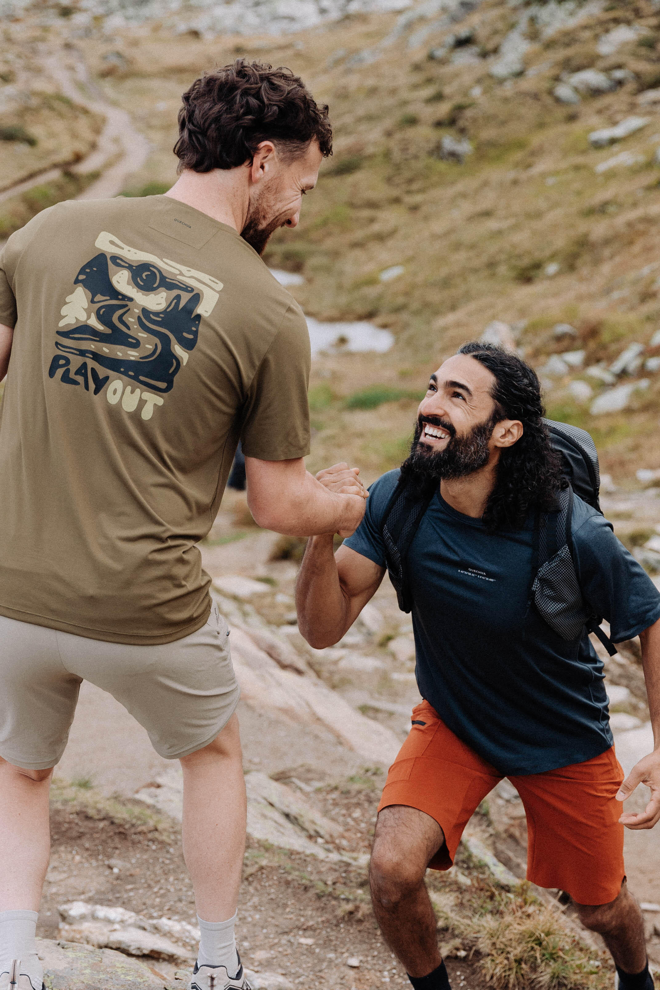 T-shirt de randonnée homme, MH 500 - QUECHUA