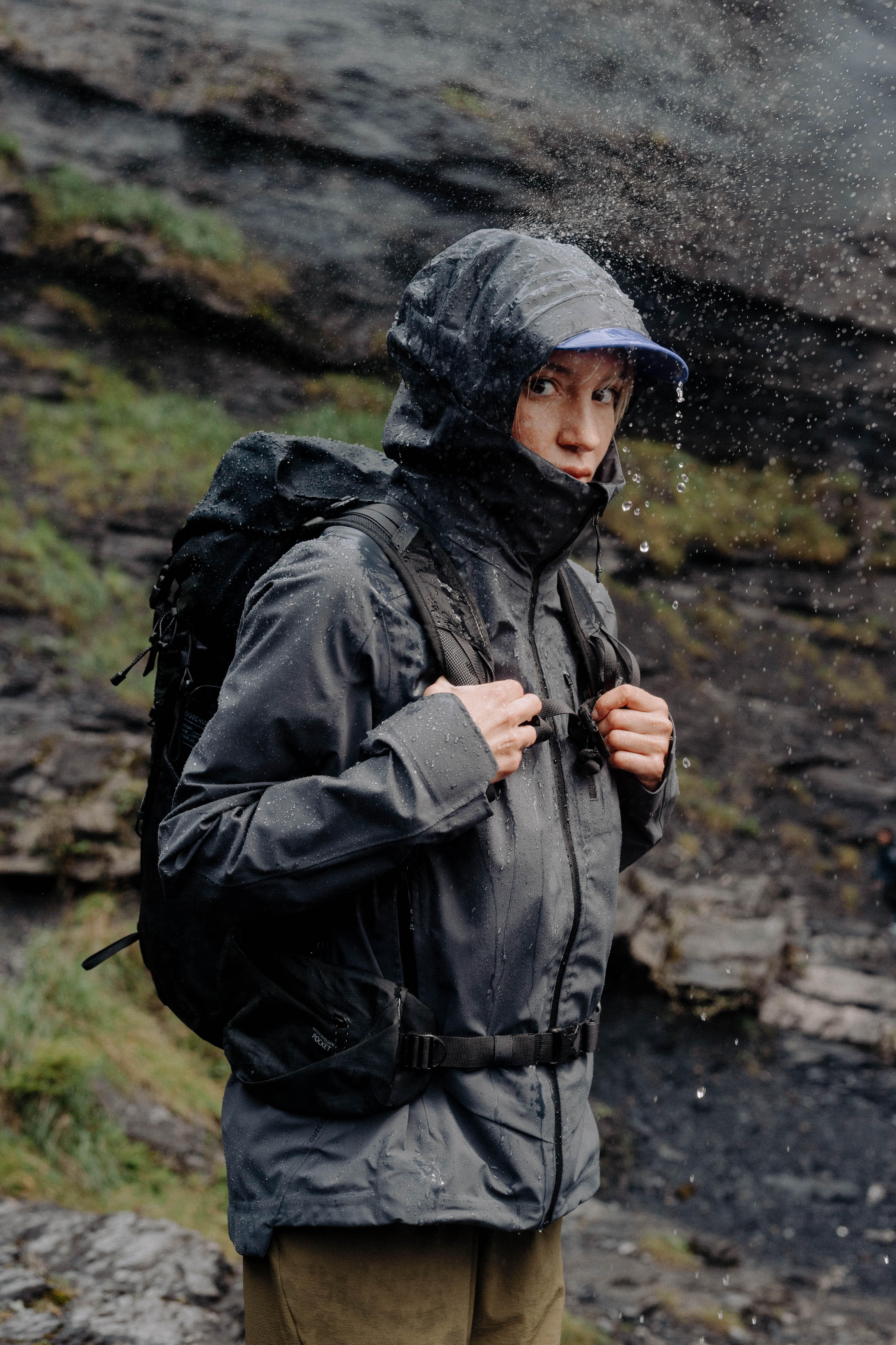 Manteau de randonnée imperméable femme, MH 900 - QUECHUA