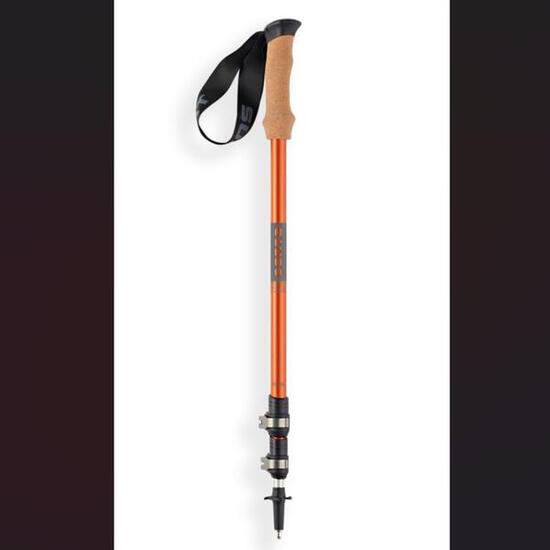 Paire de bâton de randonné en Aluminium 3 brins règlage rapide