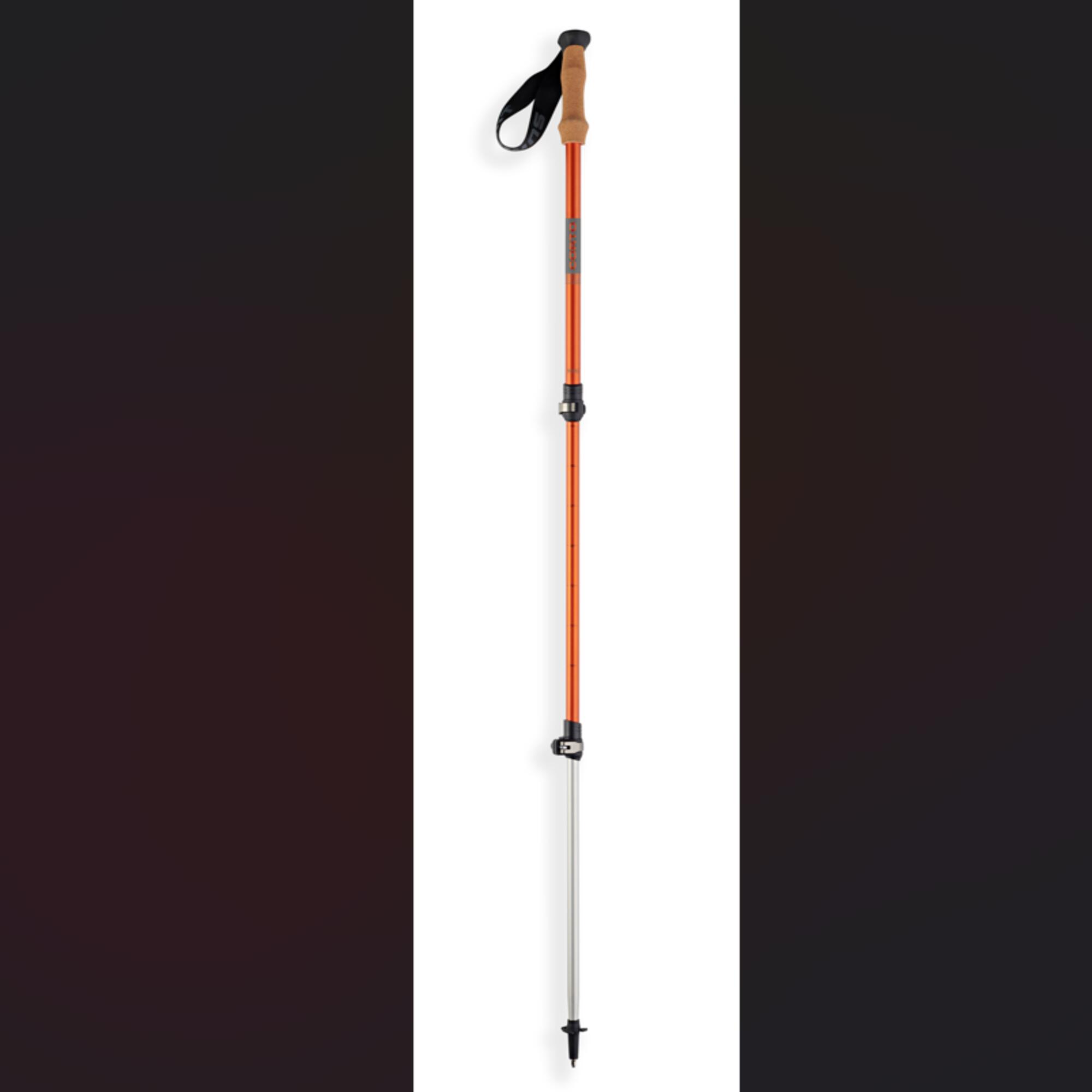 Paire de bâton de randonnée en Aluminium 3 brins réglage rapide 2/2