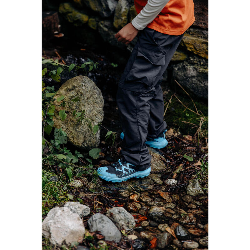 Încălțăminte de drumeție impermeabilă copii, mărimea 35-38, Crosscrock lacets