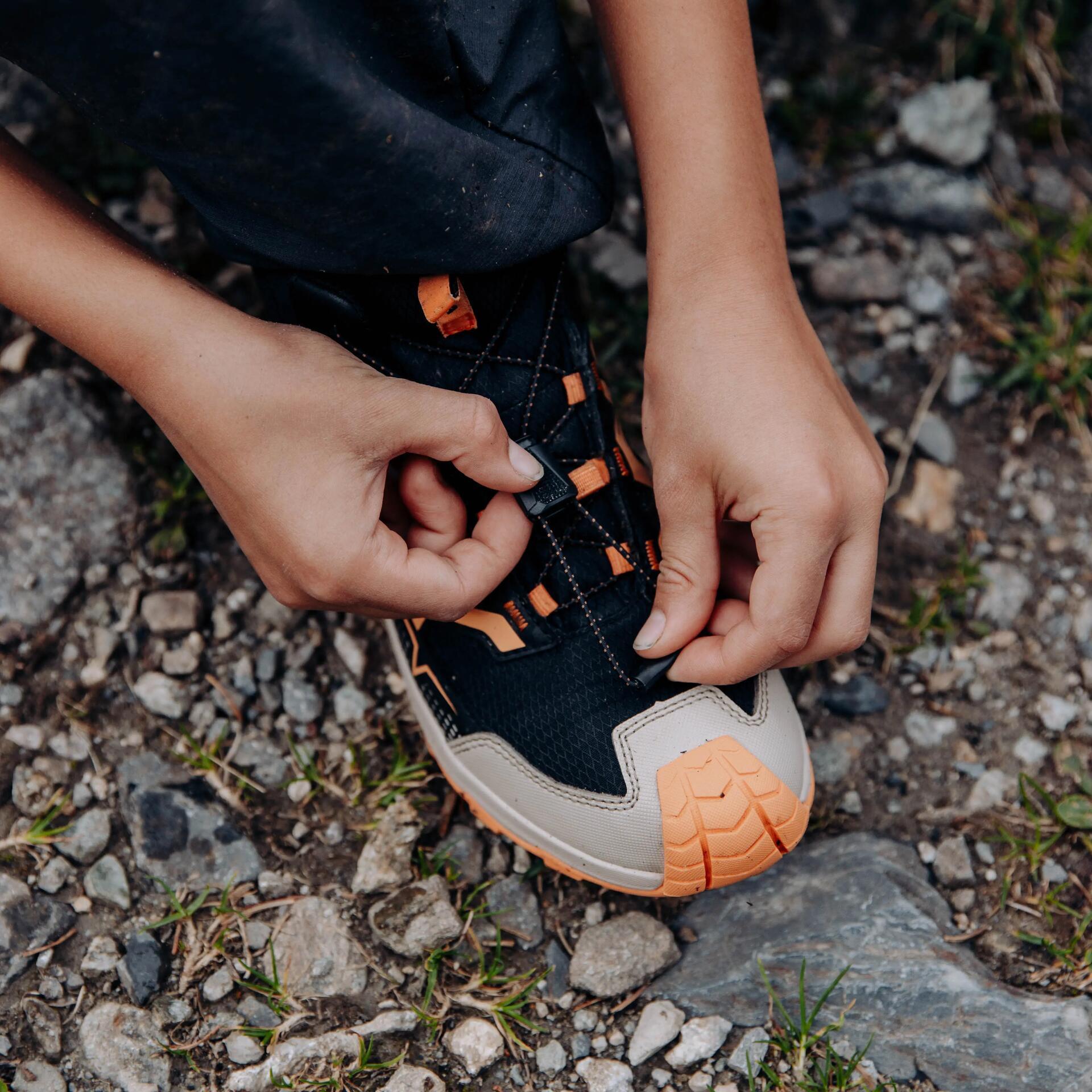 lacet quick lace chaussures de randonnée enfant crossrock