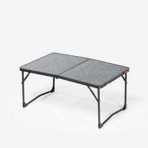 Mesa baja plegable de camping, para 2 a 4 personas, gris