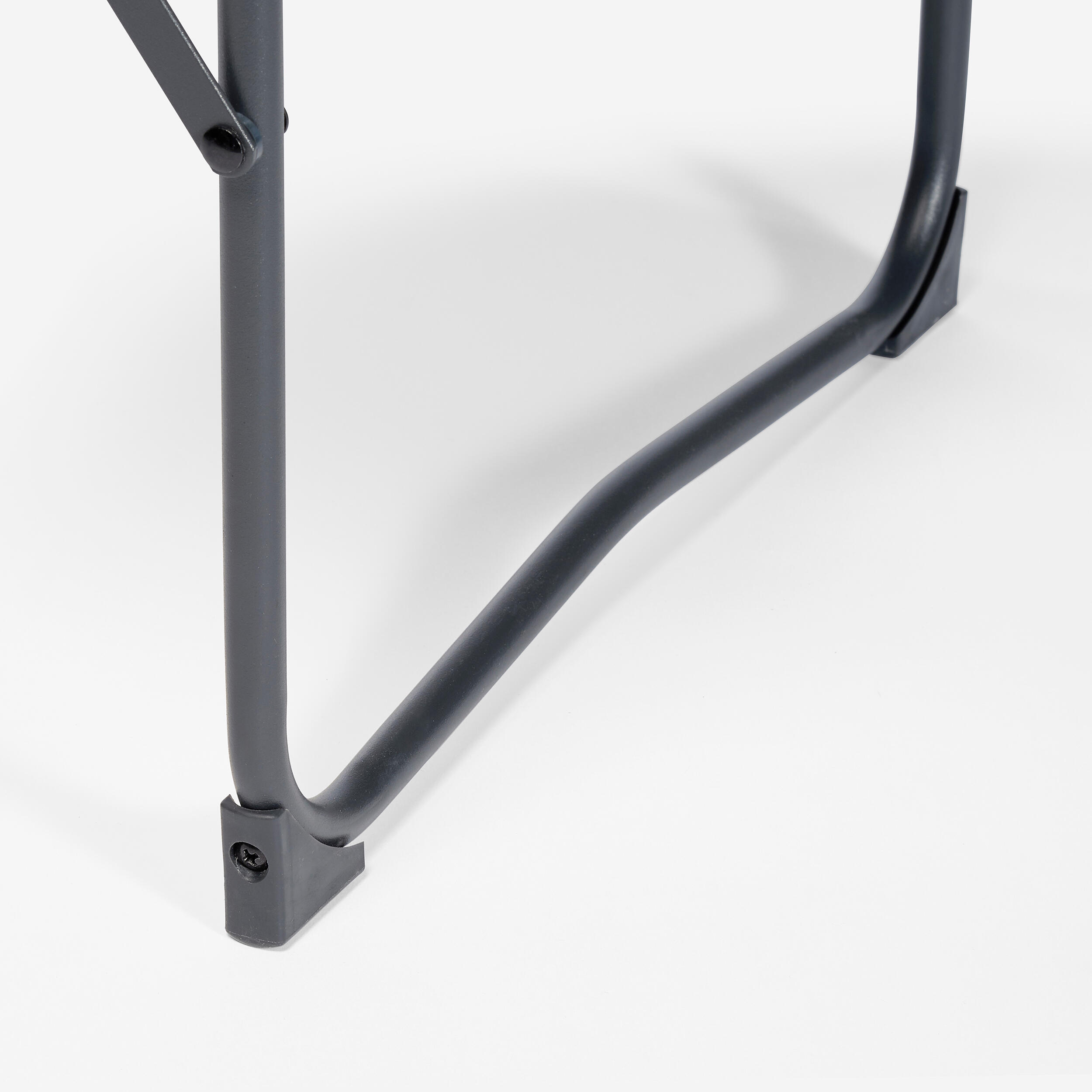 Table de camping pliable pour 2 à 4 personnes gris 6/6
