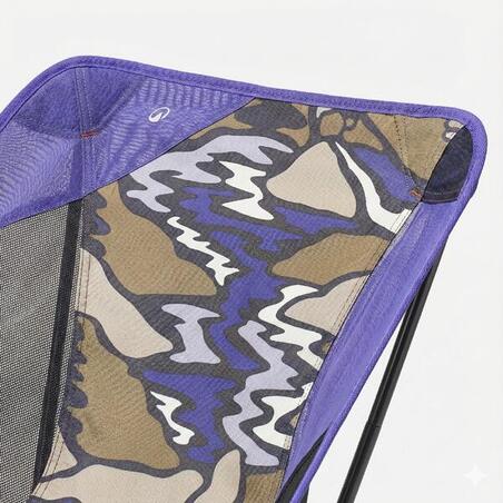 Крісло складане 500 для кемпінгу розмір M фіолетове