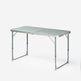 Table de camping pliante, 4 à 6 personnes, vert