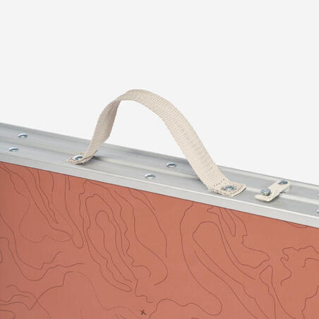 Стіл складаний для кемпінгу на 4 особи коричневий