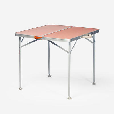 Opklapbare campingtafel 4 personen rood