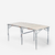 Grande table de camping pliante, 6 à 8 personnes, beige