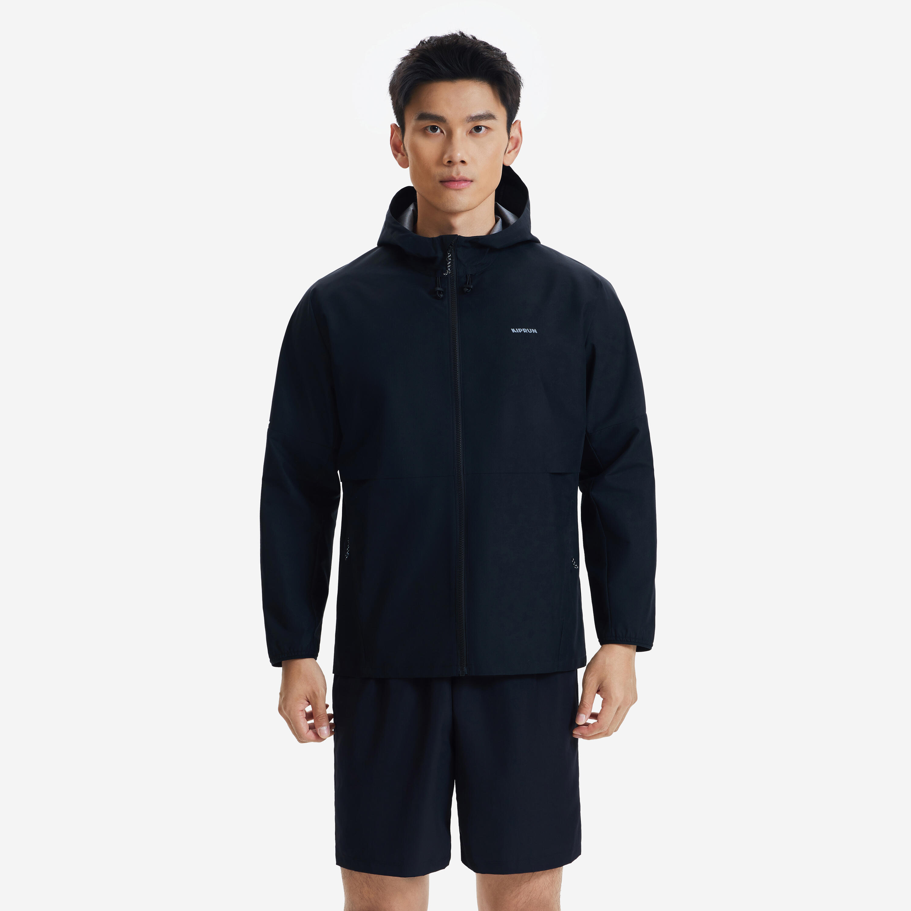 Run 100 Men's Waterproof Jacket - Black